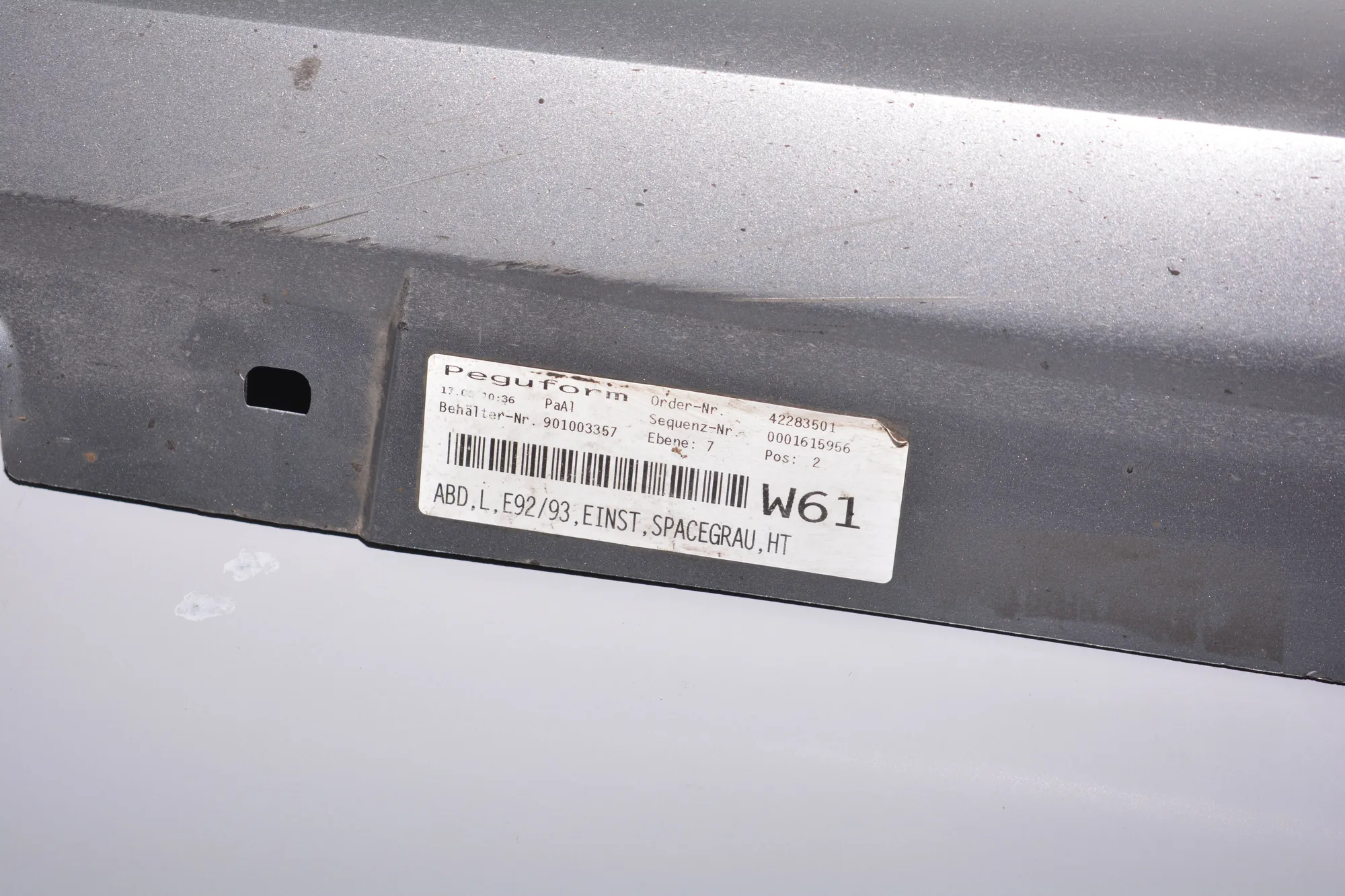 Left Side Plastic Sideskirt Cover – OEM 7130873 · BMW 3 Coupe (E92) BMW 3 Coupe (E92) 2005 – 11