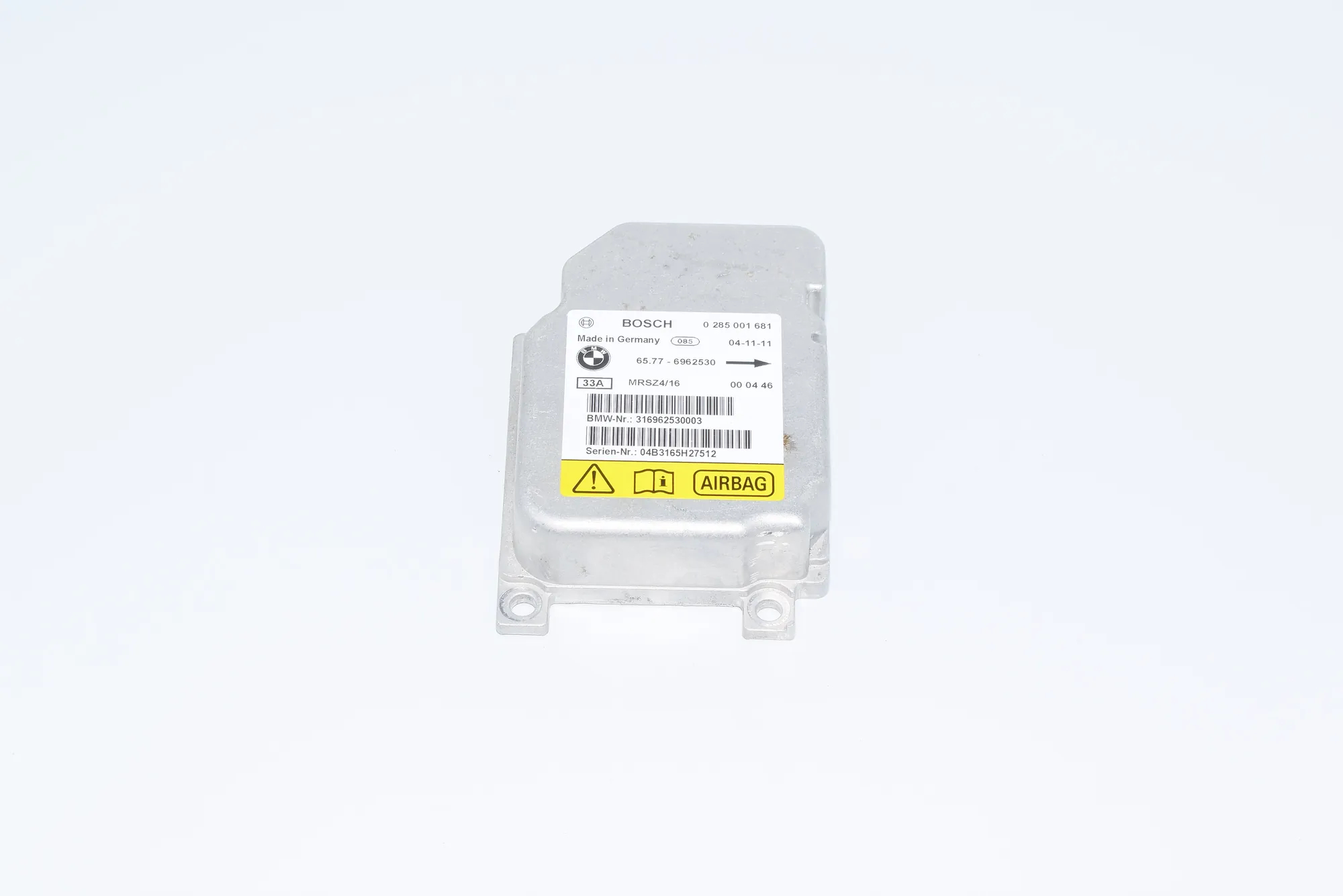 SRS Control Unit – OEM 6962530 · BMW X5 (E53) 3.0 d 2005 – 2