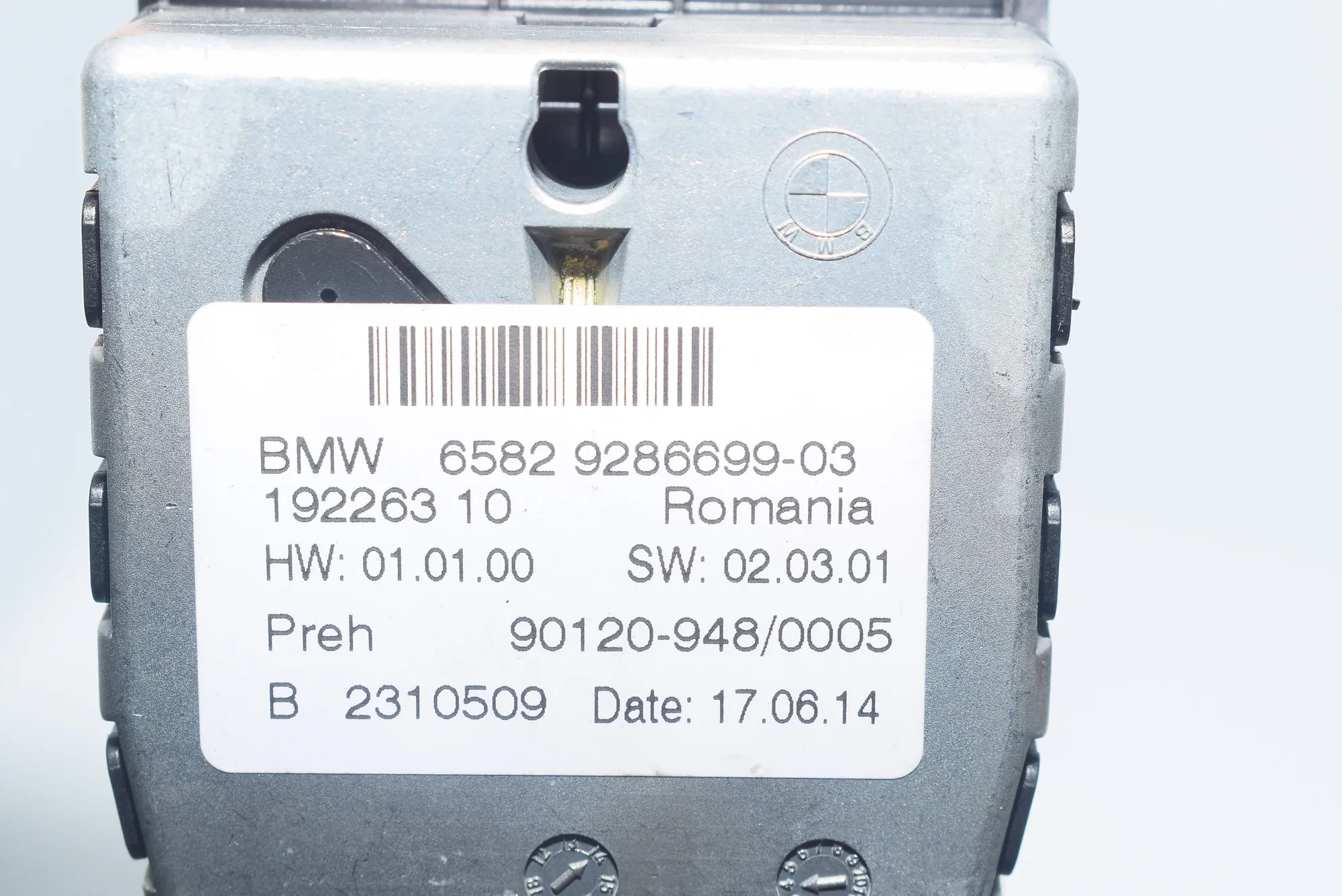 Navigation System – OEM 9365833 · BMW 3 (F30, F80) 320 d Efficient Dynamics 2014 – 11