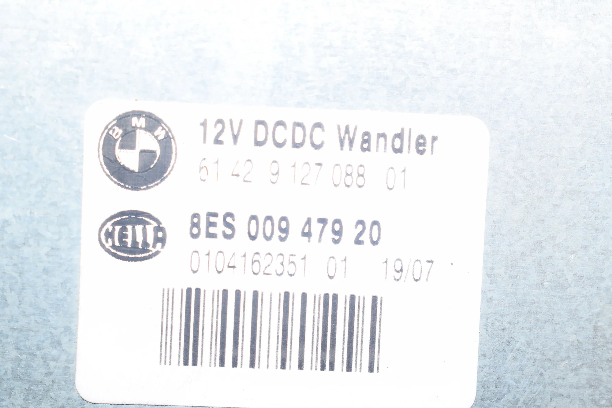 Other Control Units – OEM 9127088 · BMW 1 (E87) 120 d 2007 – 6