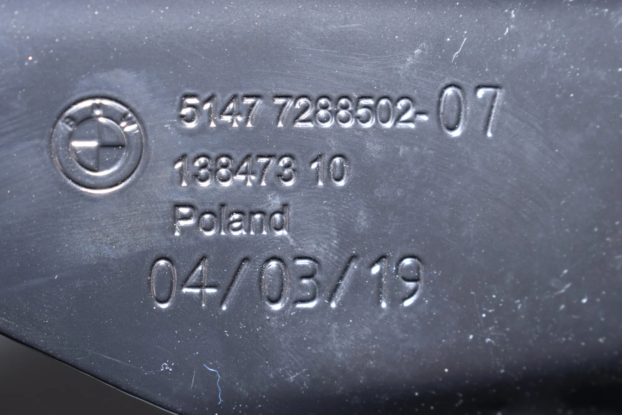 Other Body Parts – OEM 7288502 · BMW i3 (I01) Electric 2019 – 5