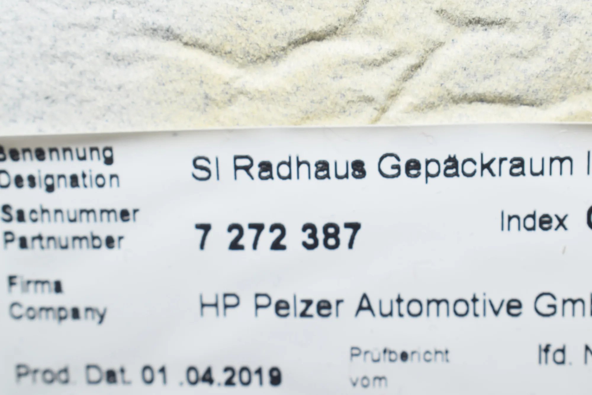 Other Body Parts – OEM 7272388 · BMW i3 (I01) Electric 2019 – 6