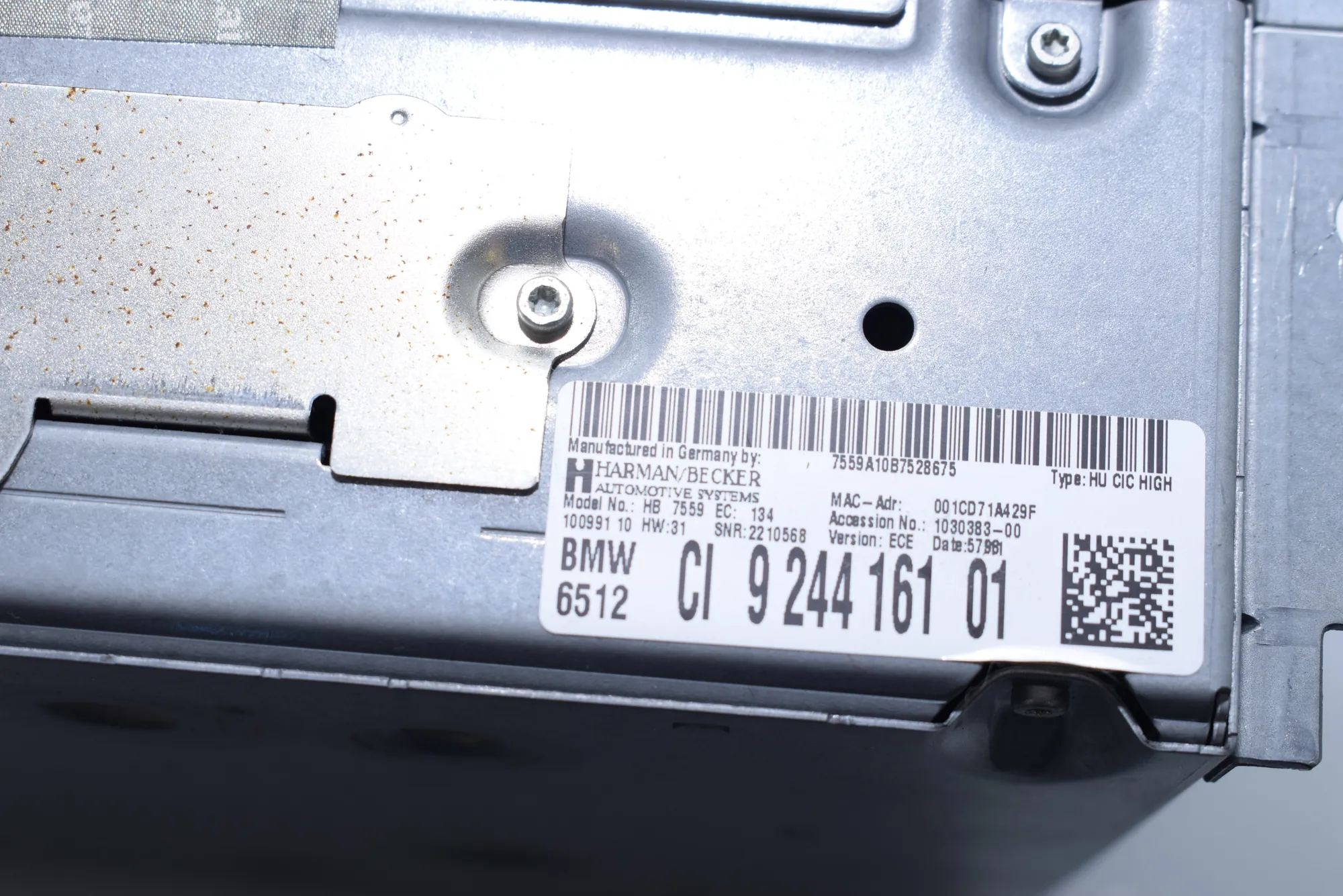 Navigation System – OEM 9244161 · BMW 7 (F01, F02) 730 d 2011 – 10