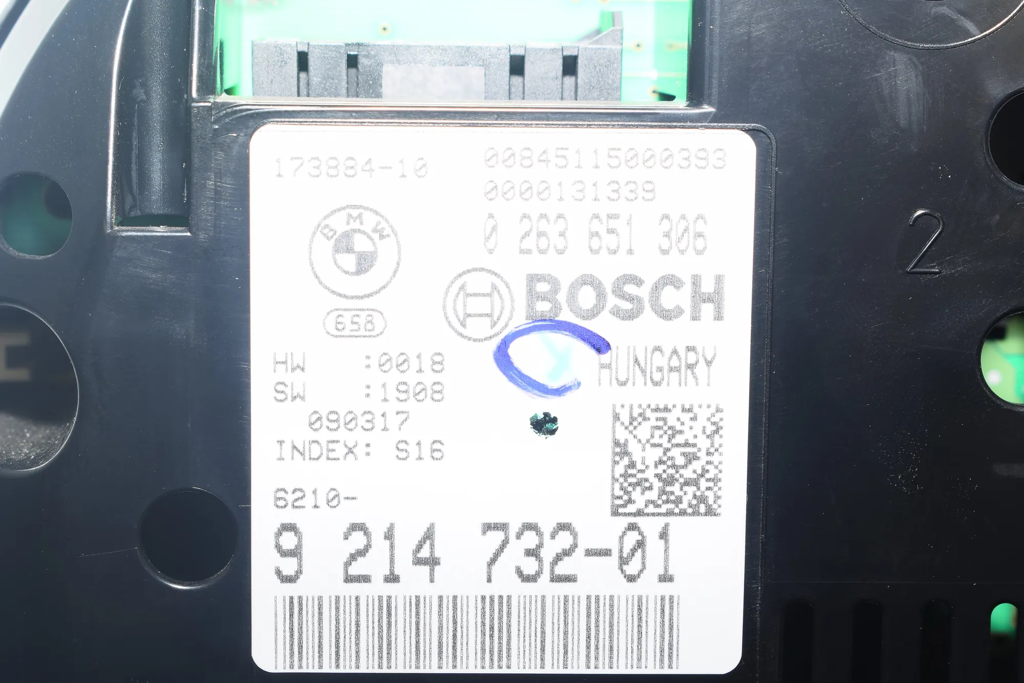 Instrument Cluster Speedometer – OEM 0263651306 · BMW 7 (F01, F02) 730 d 2009 – 5