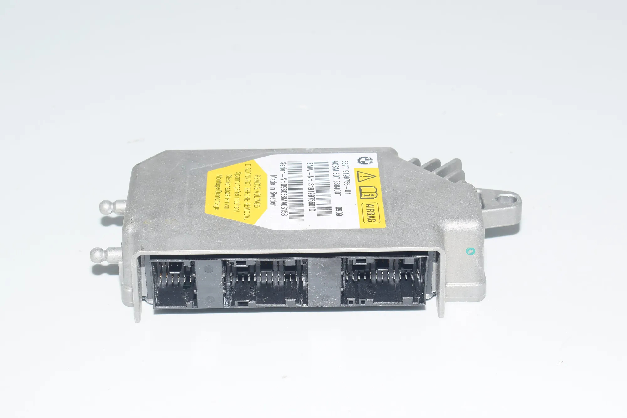 SRS Control Unit – OEM 9199756 · BMW 7 (F01, F02) 730 d 2009 – 3
