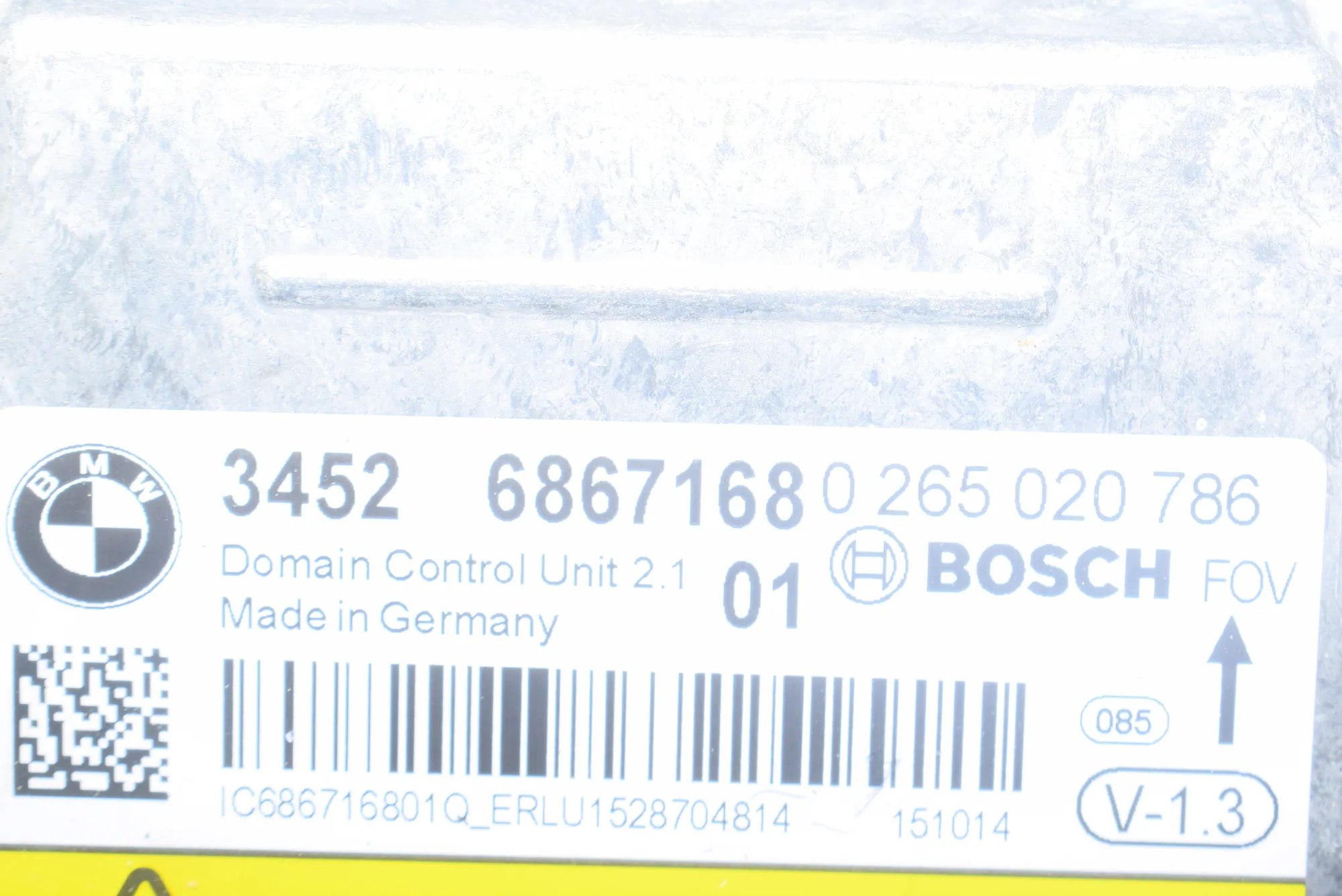 SRS Control Unit – OEM 6867168 · BMW 1 (F20) BMW 1 (F20) 2015 – 6