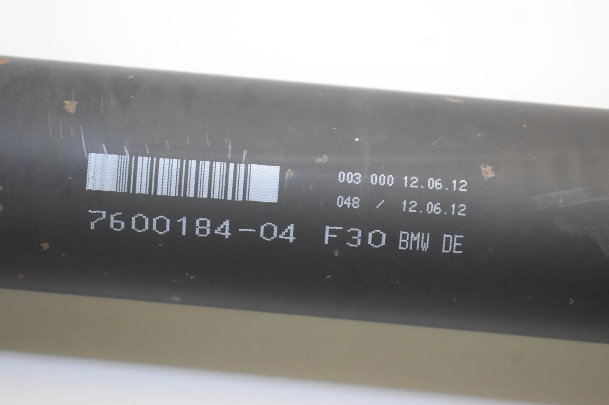 Propshaft Cardan – OEM 7600184 · BMW 3 (F30, F80) 320 d 2012 – 7