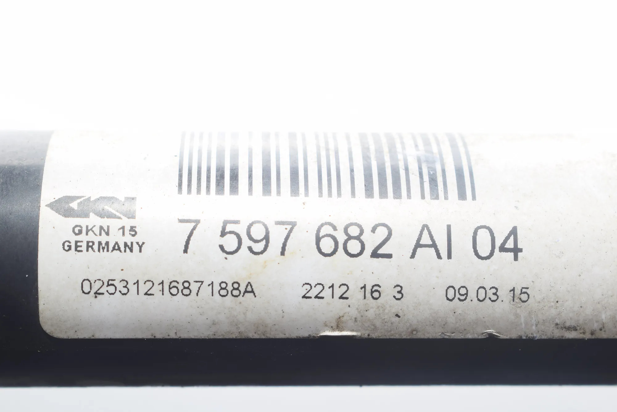 Rear Right Driveshaft – OEM 7597682 · BMW 1 (F20) BMW 1 (F20) 118 d 2015 – 5