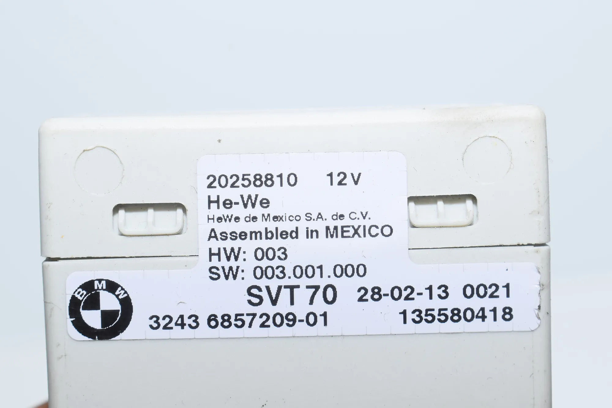 Other Control Units – OEM 6857209 · BMW X5 (E70) xDrive 30 d 2012 – 5