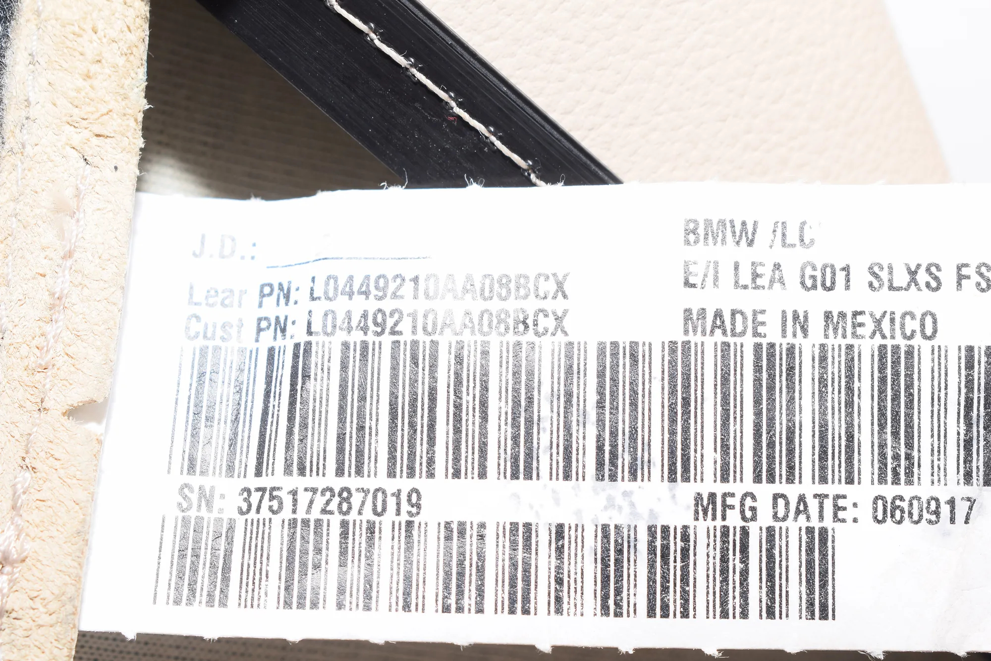Front Right Seat – OEM 7414706 · BMW X4 (G02, F98) BMW X4 (G02, F98) 2018 – 7