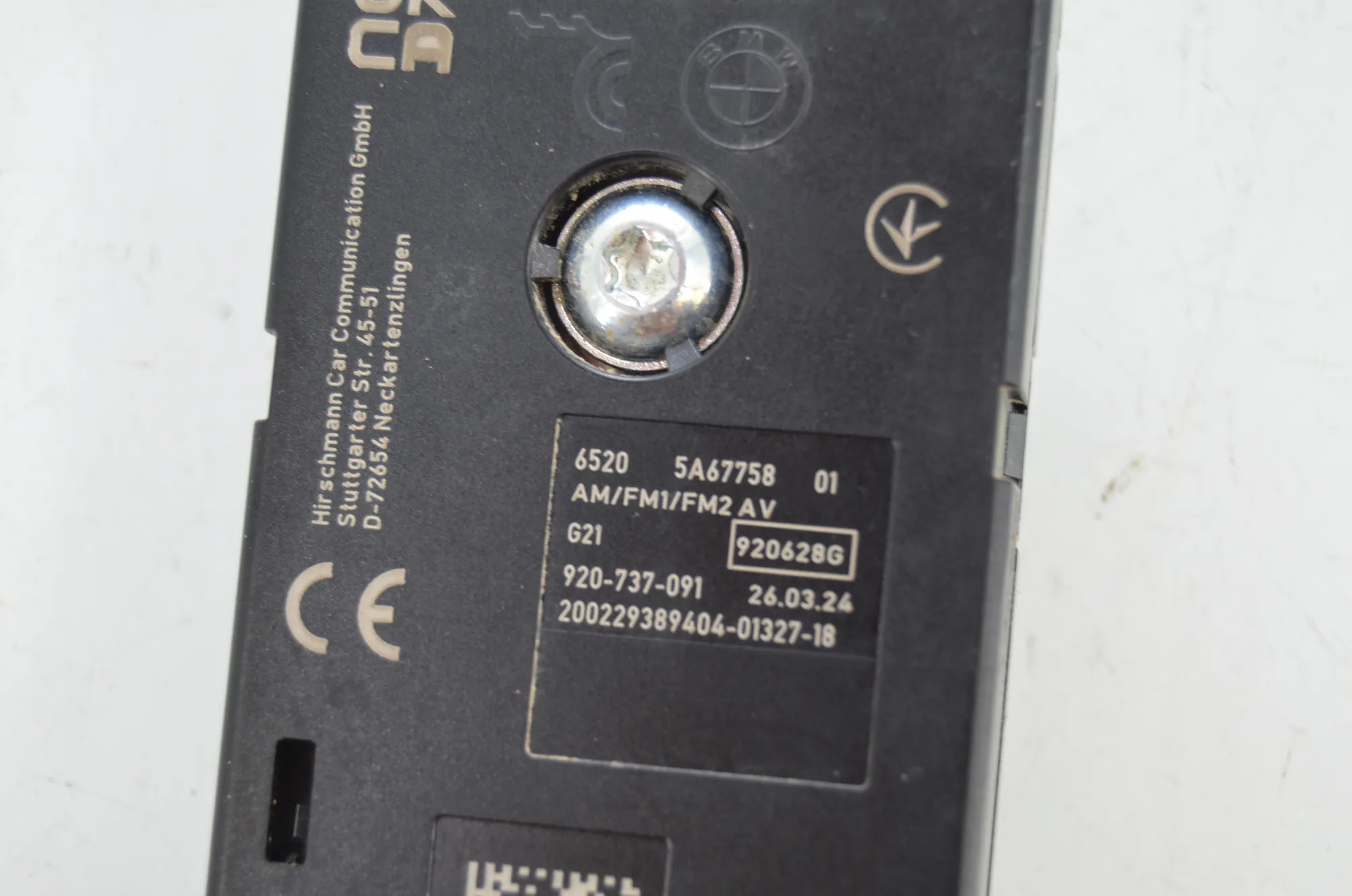 Antenna Amplifier – OEM 5A67758 · BMW 3 Touring (G21) (2019 - -) 320 d 2024 – 5