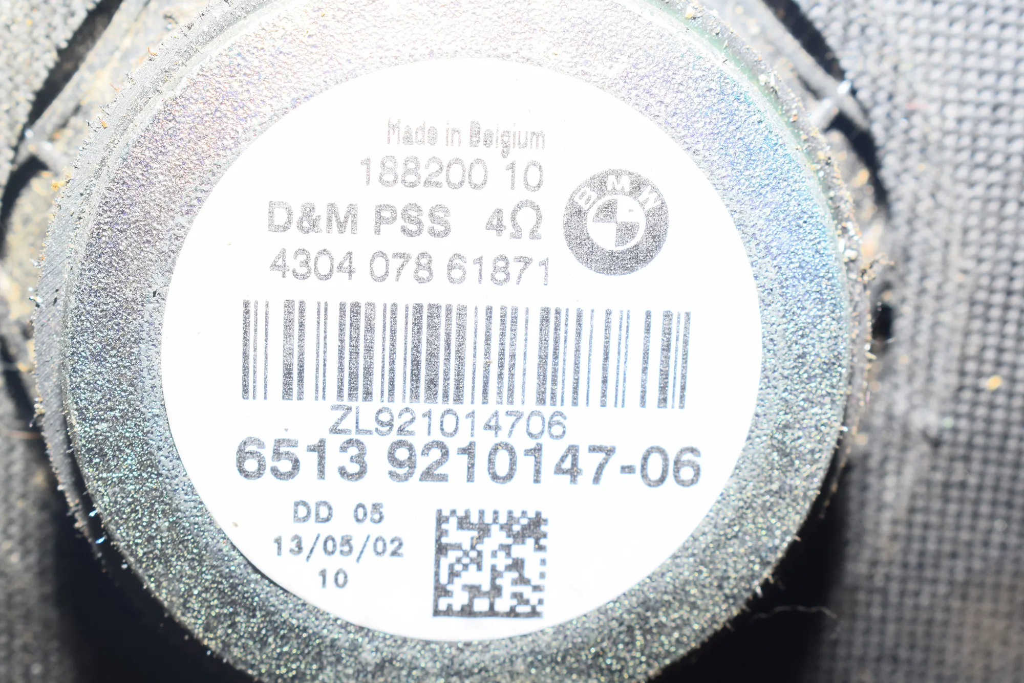 Subwoofer – OEM 9210147 · BMW 3 Touring (F31) 320 d 2013 – 5