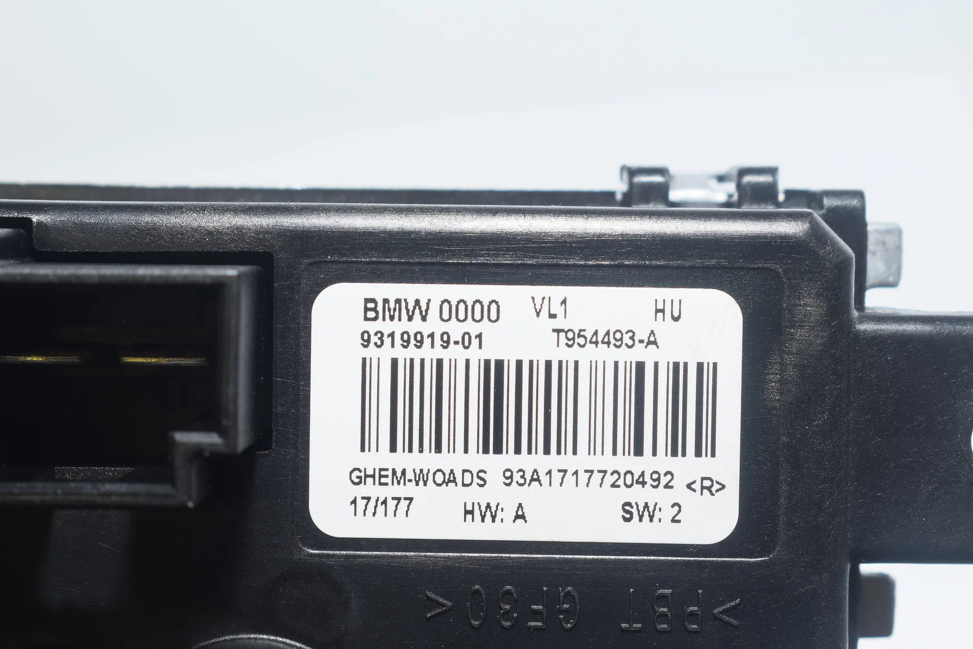 Interior Heater Resistor – OEM 9319919 · BMW 3 Touring (F31) 320 d xDrive 2017 – 5