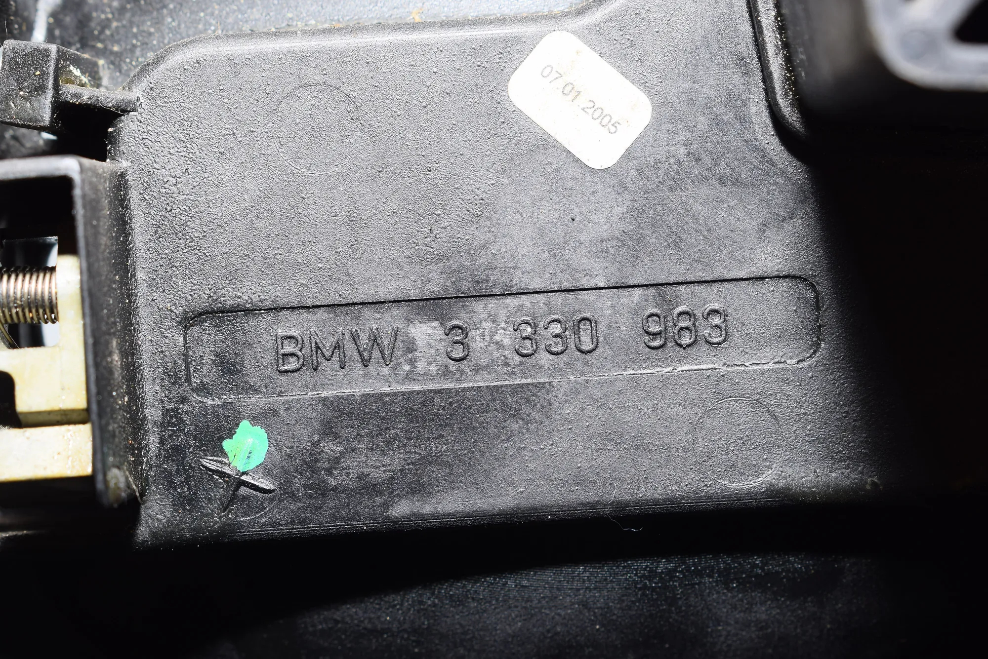 Rear Left Door Interior Handle Frame – OEM 3330983 · BMW X3 (E83) 2.0 d 2005 – 5