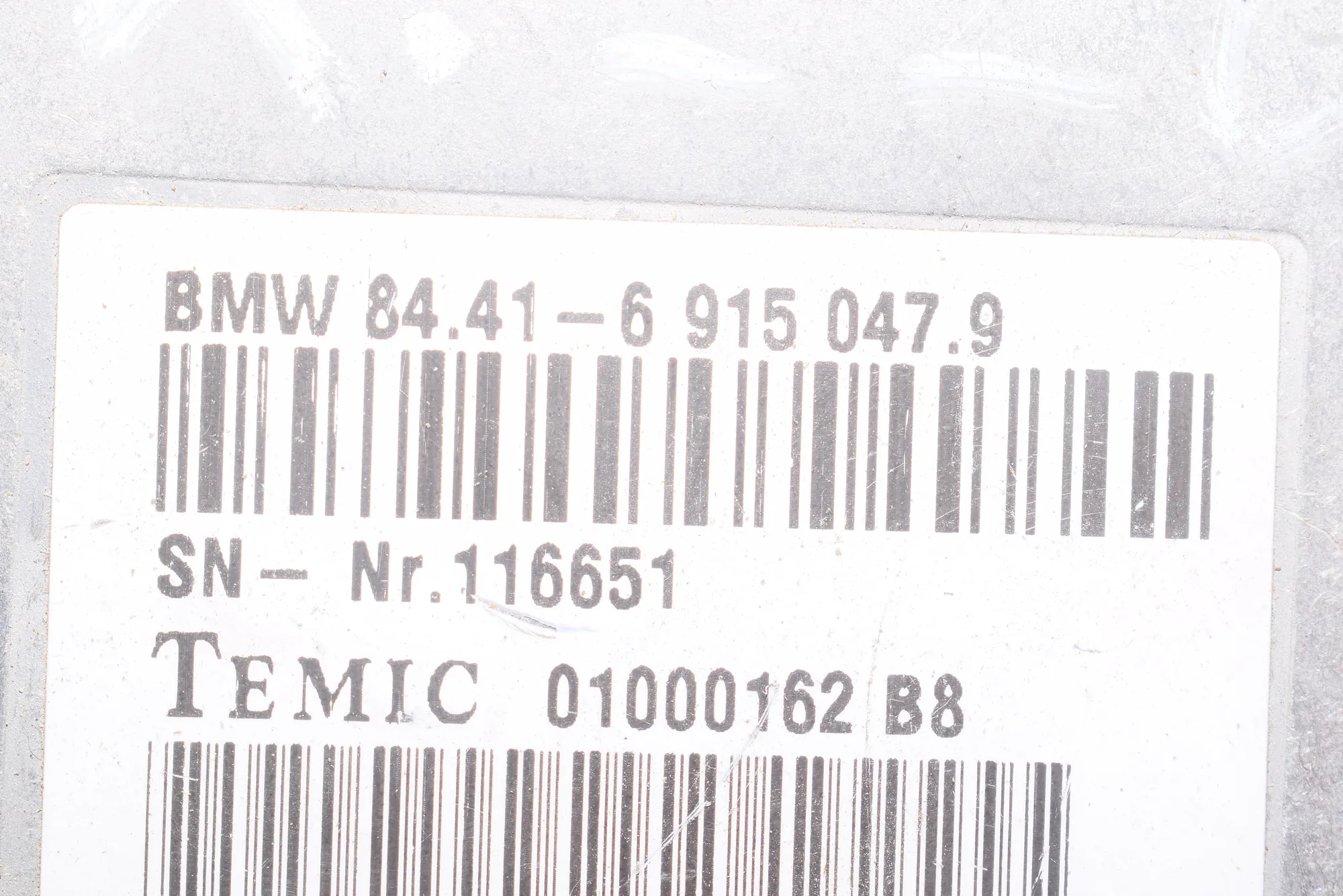 Other Control Units – OEM 6915047 · BMW X5 (E53) BMW X5 (E53) 2000 – 4