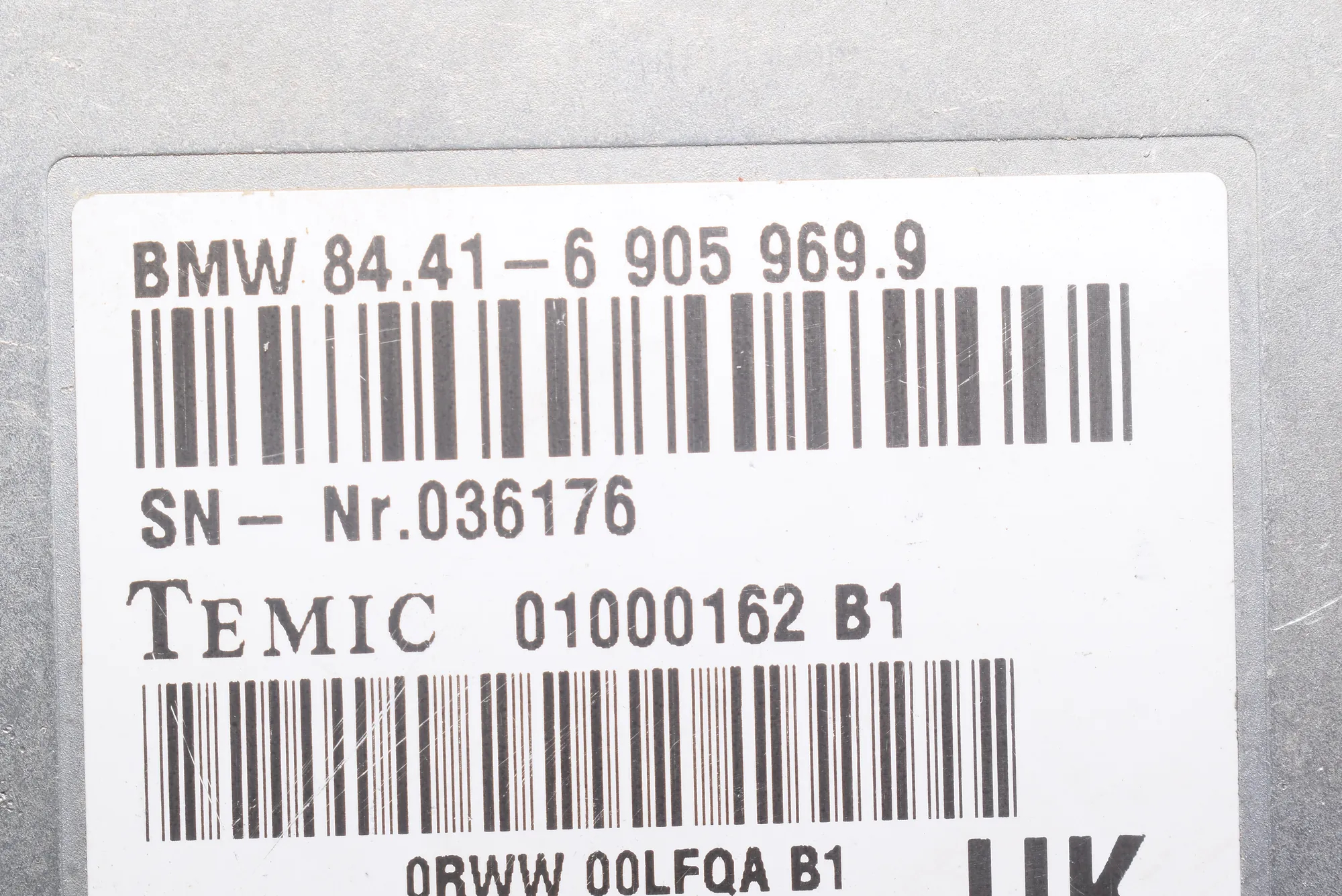 Other Control Units – OEM 6905969 · BMW X5 (E53) BMW X5 (E53) 3.0 d 2000 – 5