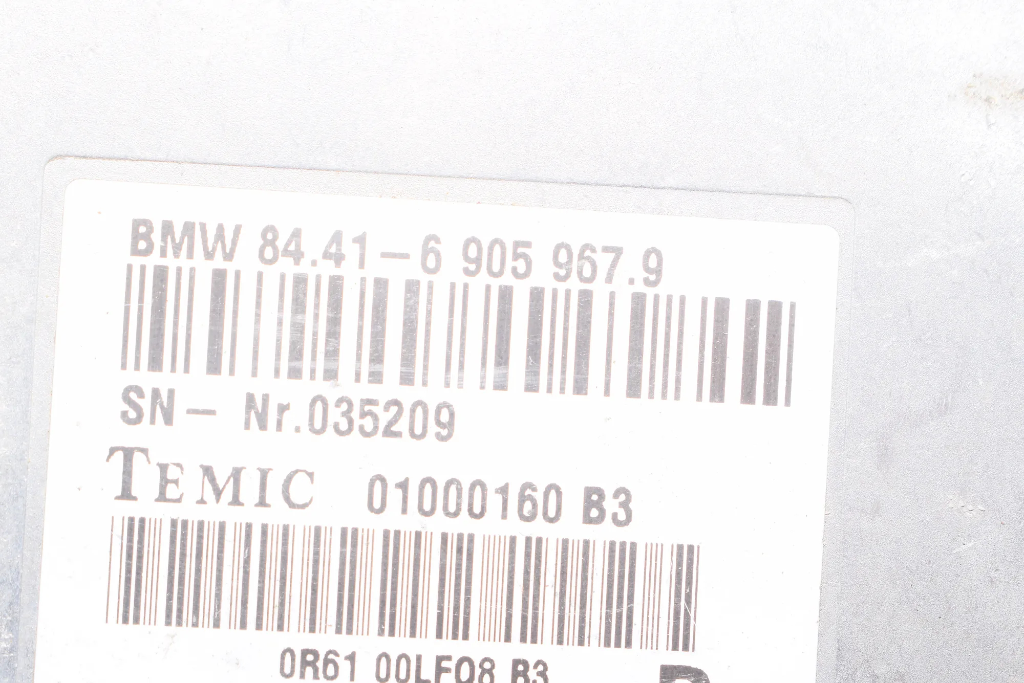 Other Control Units – OEM 6905967 · BMW X5 (E53) BMW X5 (E53) 2000 – 3