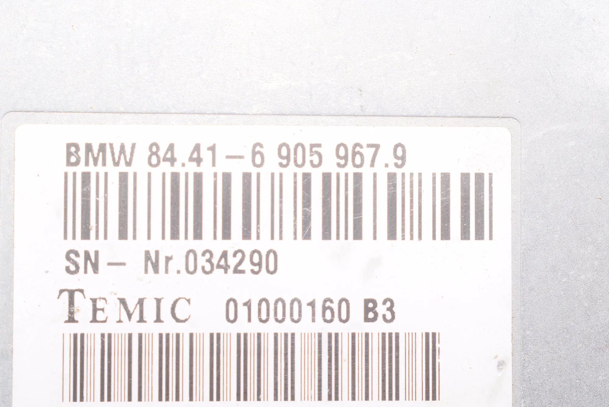 Other Control Units – OEM 6905967 · BMW 5 (E39) BMW 5 (E39) 2000 – 4