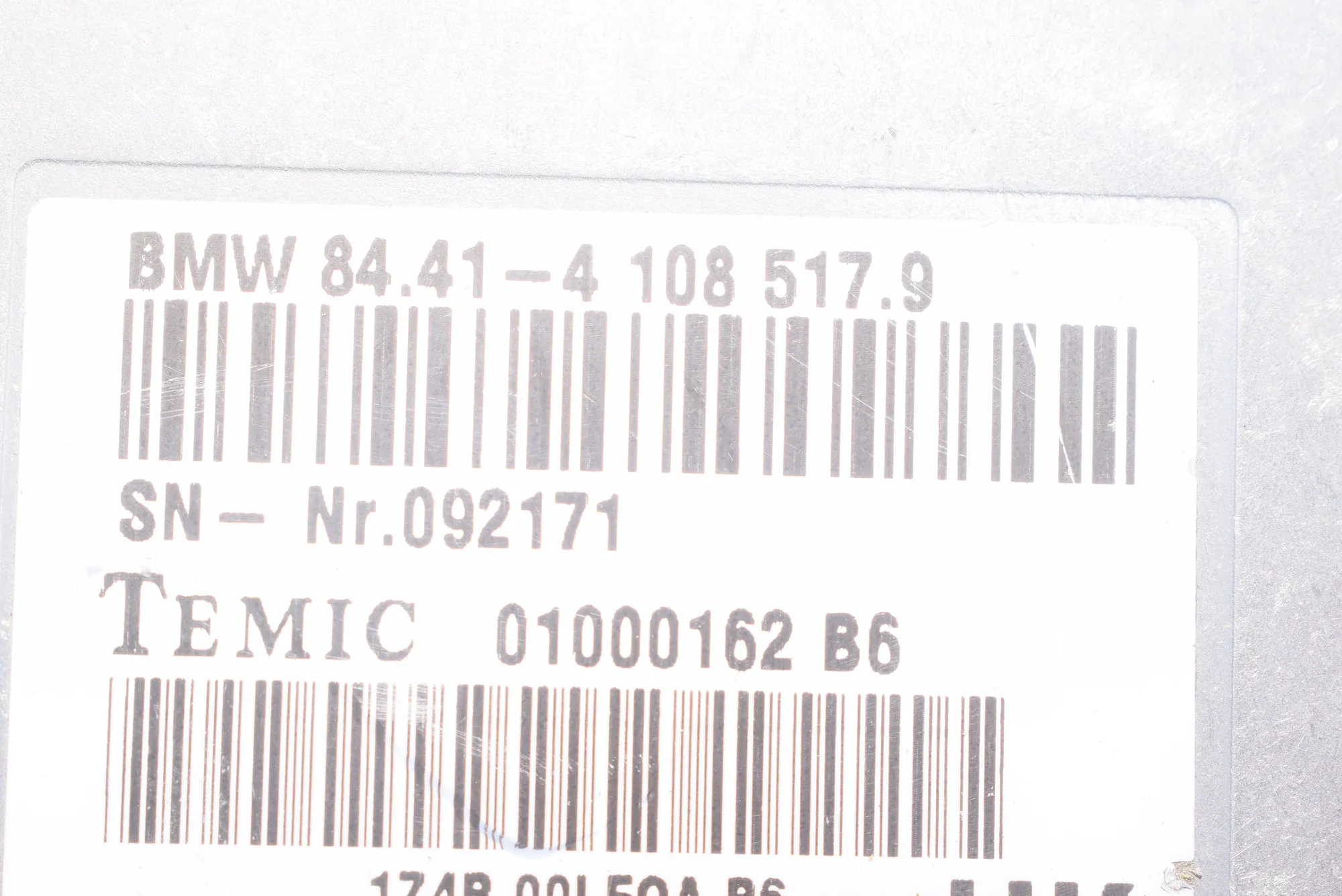 Other Control Units – OEM 4108517 · BMW X5 (E53) BMW X5 (E53) 2000 – 4