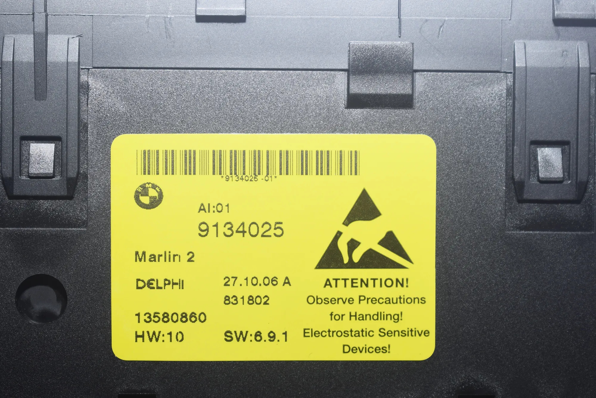 Button Switch Panel – OEM 9134025 · BMW 5 (E60) 523 i 2006 – 5