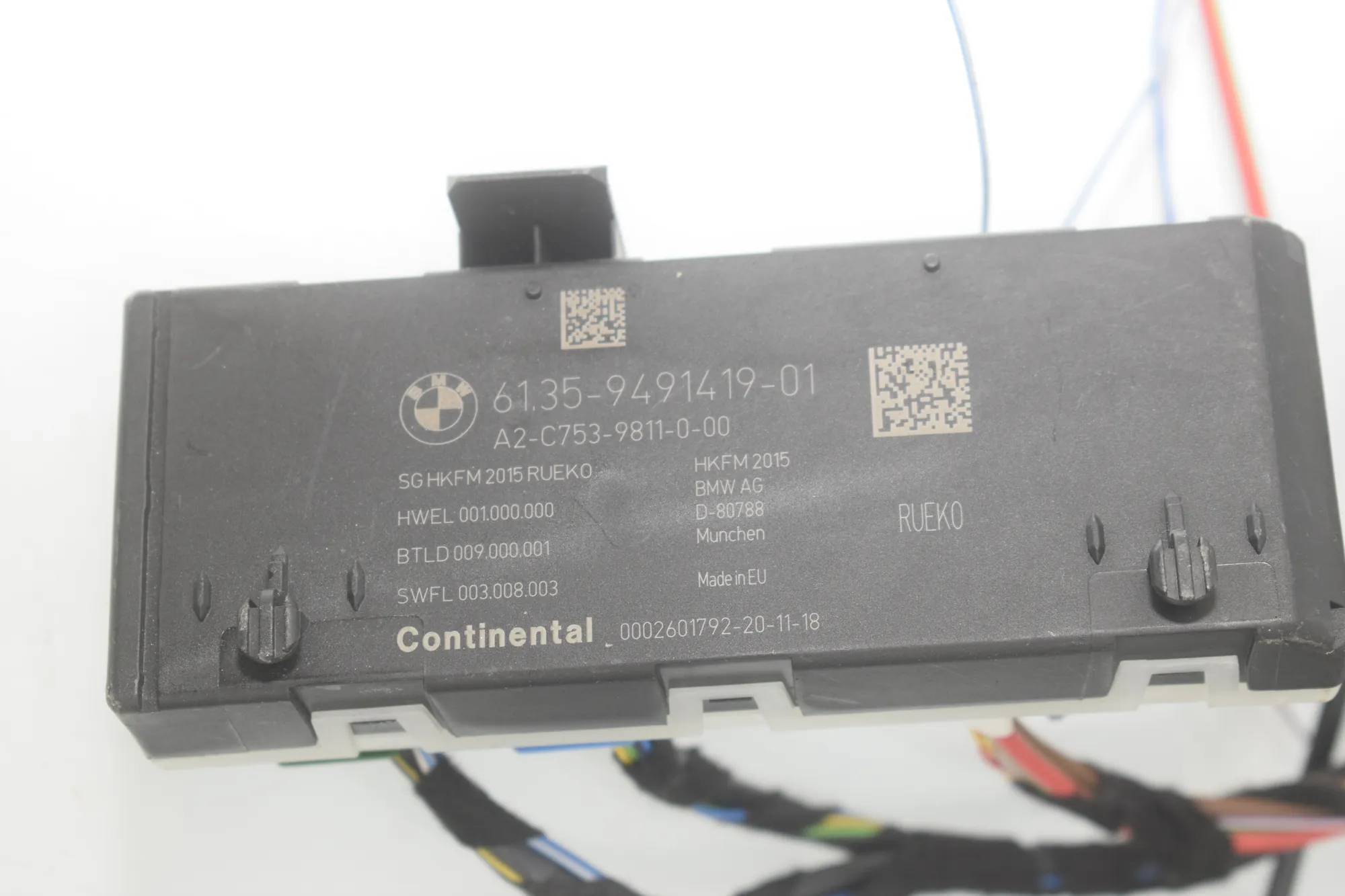 Electric Tailgate Opening Kit – OEM 9491419 · BMW 2 Gran Tourer (F46) 216 i 2018 – 3