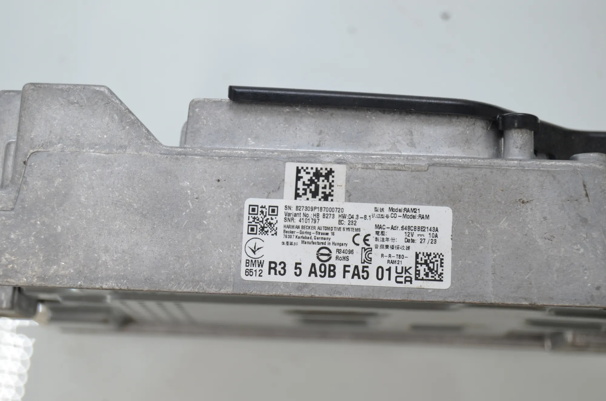 Sound Audio System Set – OEM 5A9BFA5 · BMW 3 Touring (G21) (2019 - -) 320 i 2023 – 8