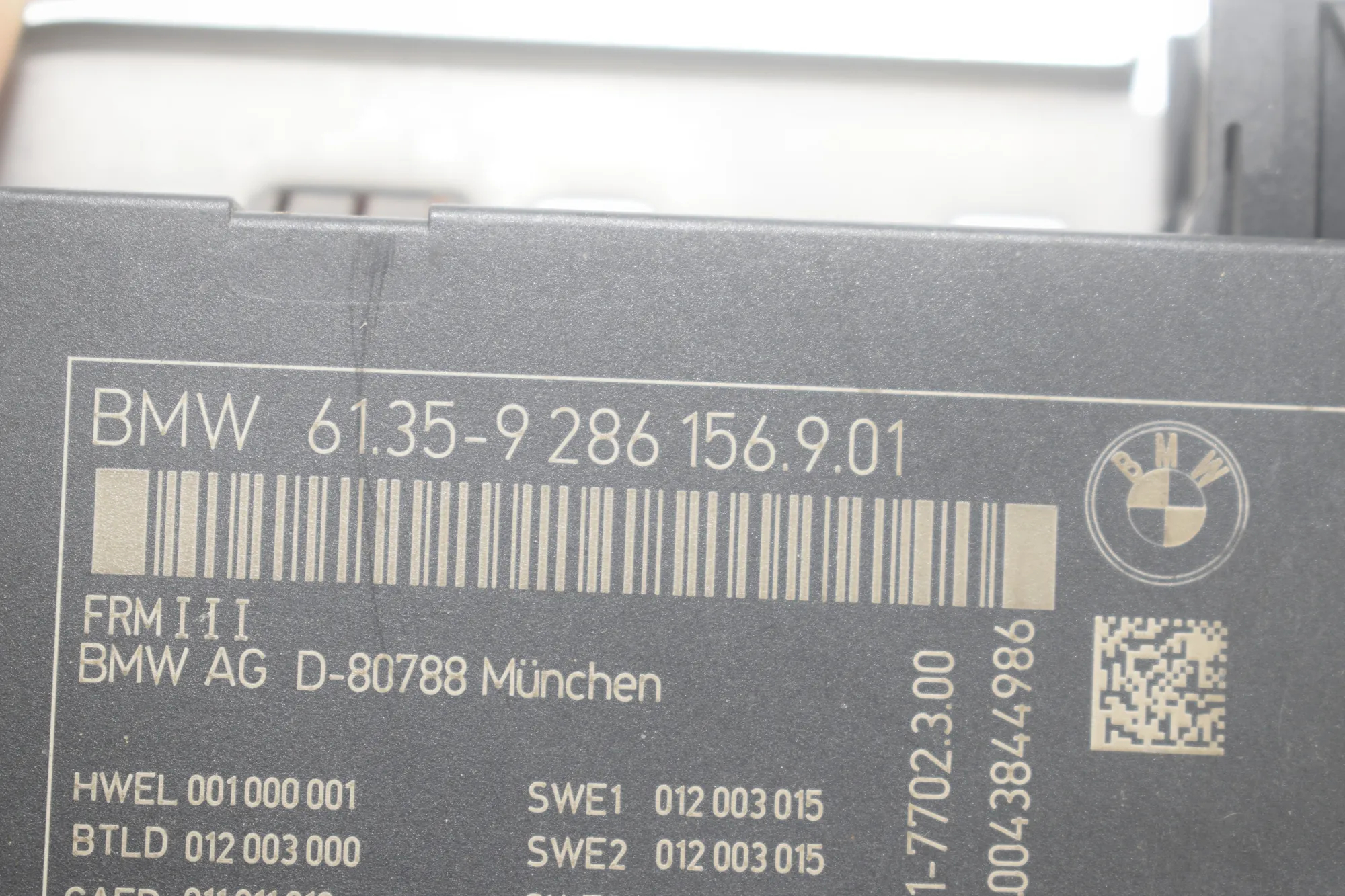 Other Control Units – OEM 9286953 · BMW X3 (F25) xDrive 20 d 2012 – 7