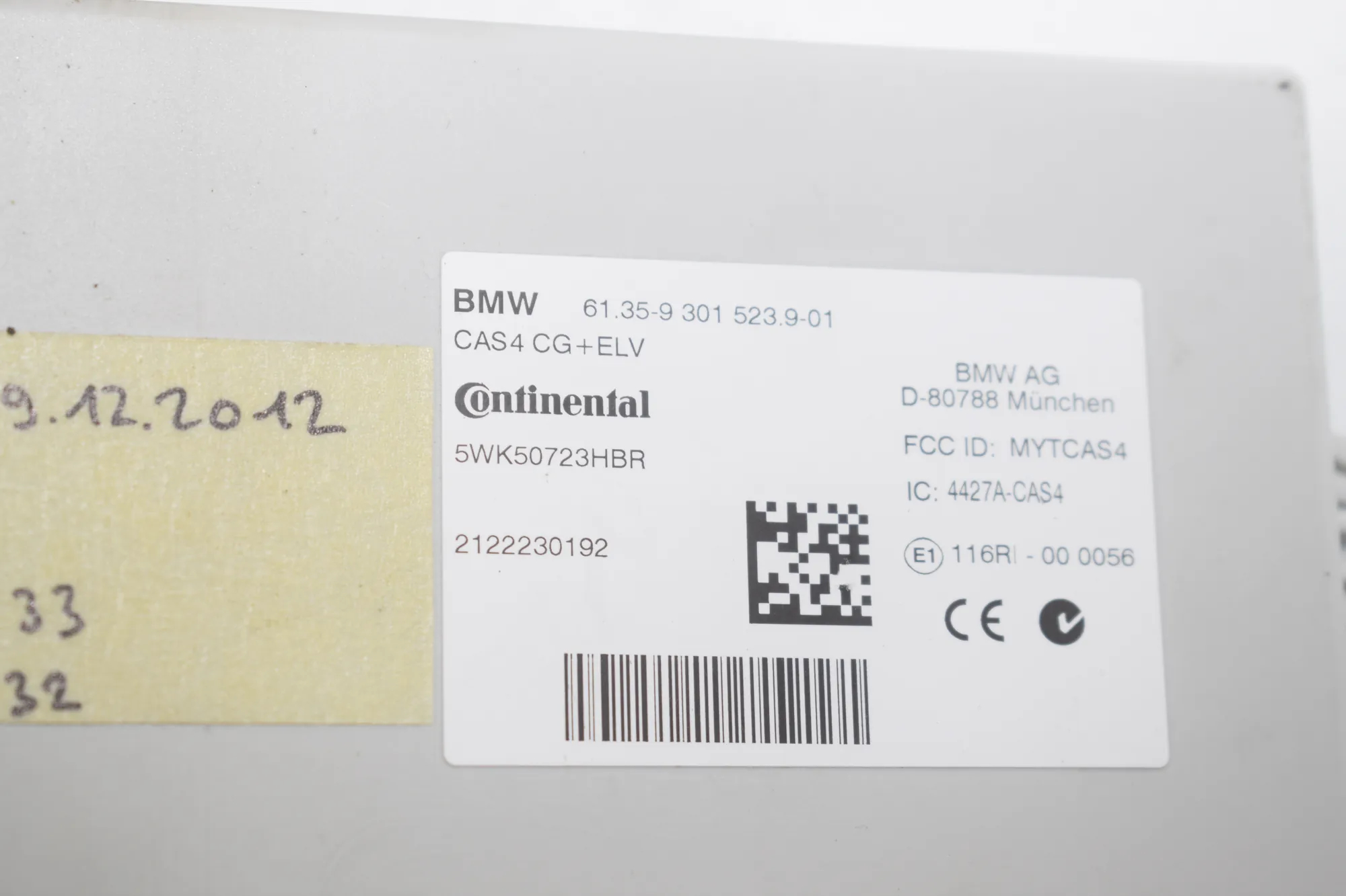 Engine Ignition ECU Set – OEM 8574091 · BMW X3 (F25) xDrive 20 d 2012 – 4