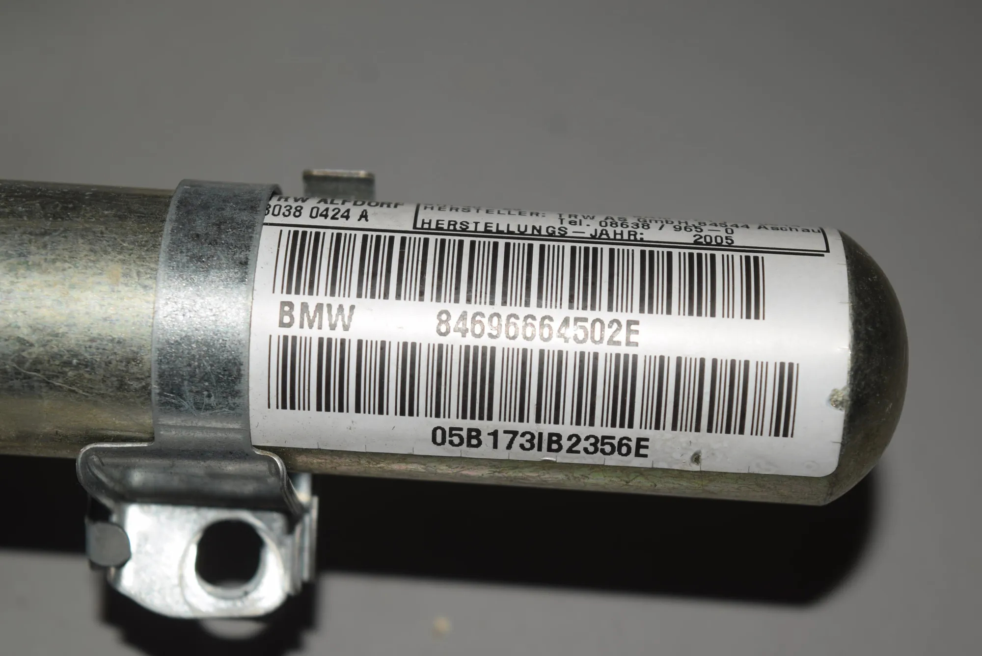 Left Side Roof Safety Curtain SRS – OEM 6966645 · BMW 3 (E90) 320 d 2005 – 4