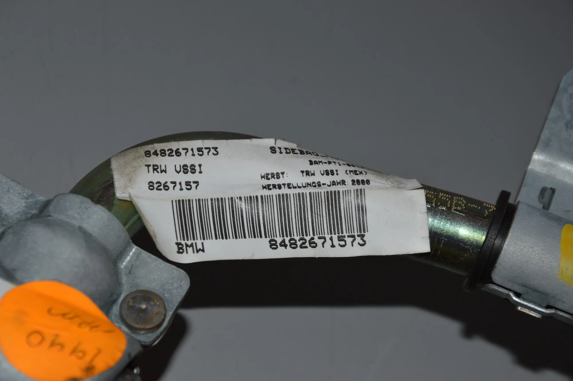 Left Side Roof Safety Curtain SRS – OEM 8267157 · BMW X5 (E53) 4.4 i 2000 – 3
