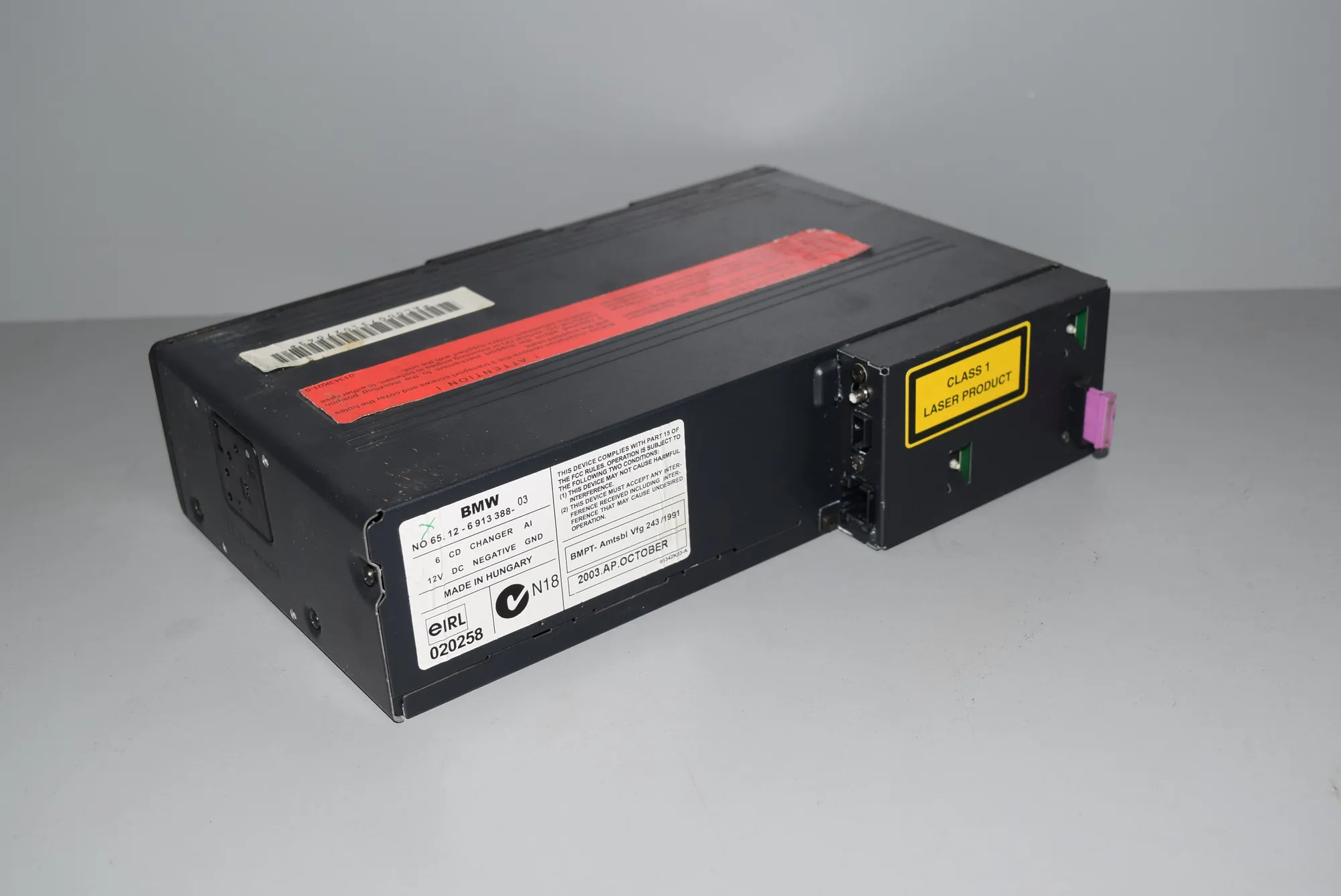 CD Changer – OEM 65126913388 · BMW X5 (E53) 3.0 i 2004