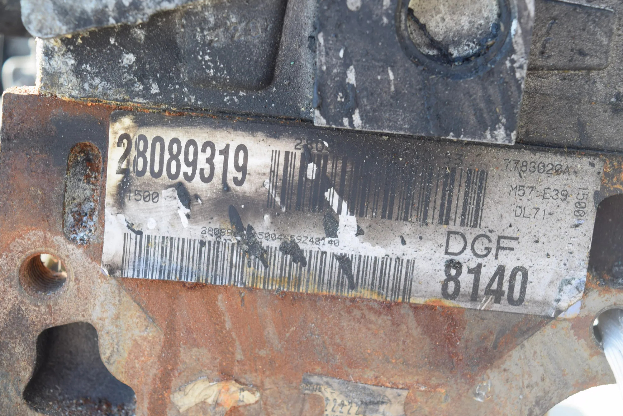 Engine Motor – OEM M5728089319 · BMW 5 Touring (E39) BMW 5 Touring (E39) 530 d 1998 – 5