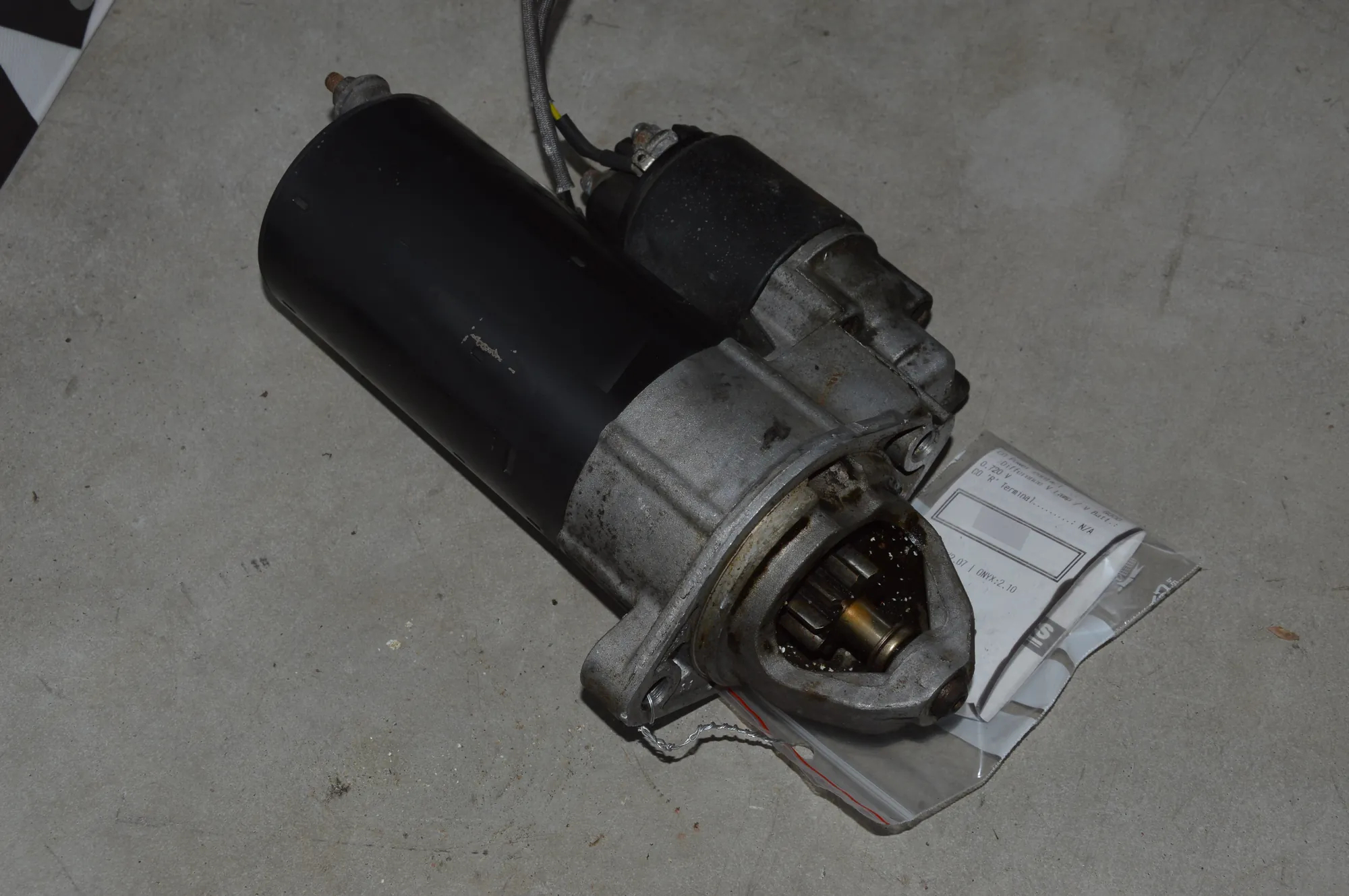 Starter Motor – OEM 729982 · BMW 5 (E39) 535 i 2000 – 4