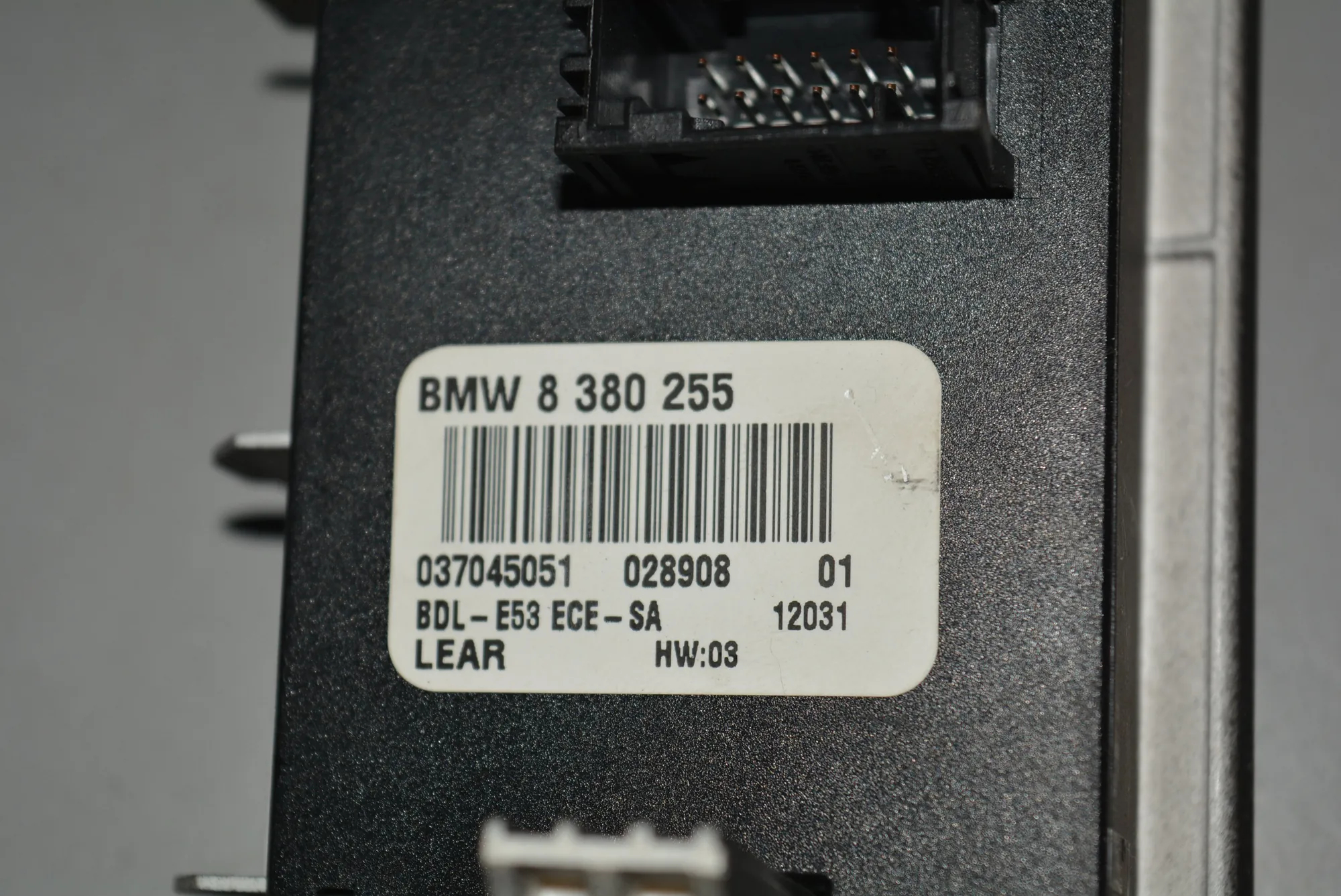 Headlight Switch Control Unit – OEM 8380255 · BMW X5 (E53) 3.0 i 2001 – 3