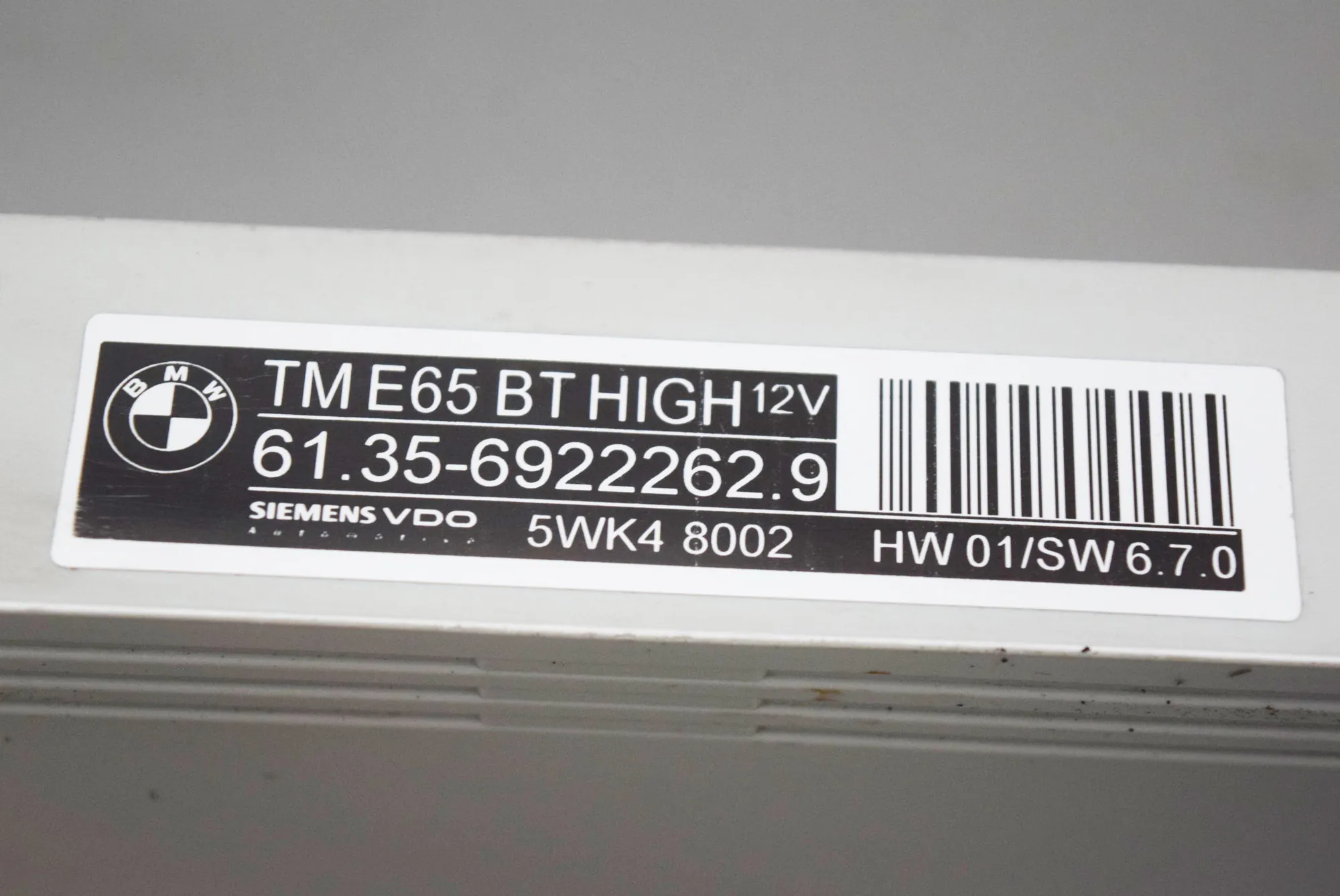 Front Left Door Control Unit – OEM 6922262 · BMW 7 (E65, E66, E67) BMW 7 (E65, E66, E67) 2002 – 3