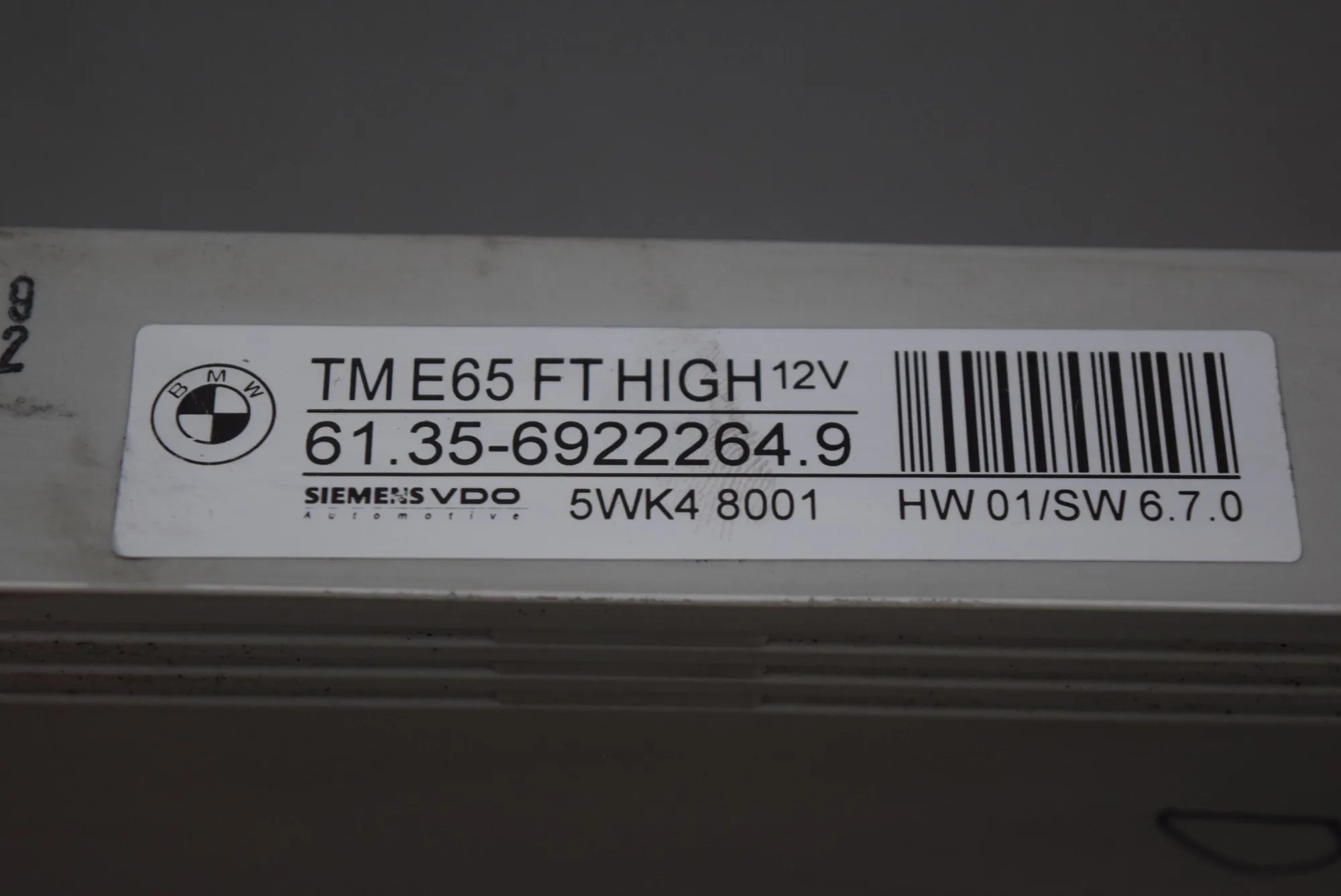 Front Right Door Control Unit – OEM 6922264 · BMW 7 (E65, E66, E67) BMW 7 (E65, E66, E67) 2002 – 3