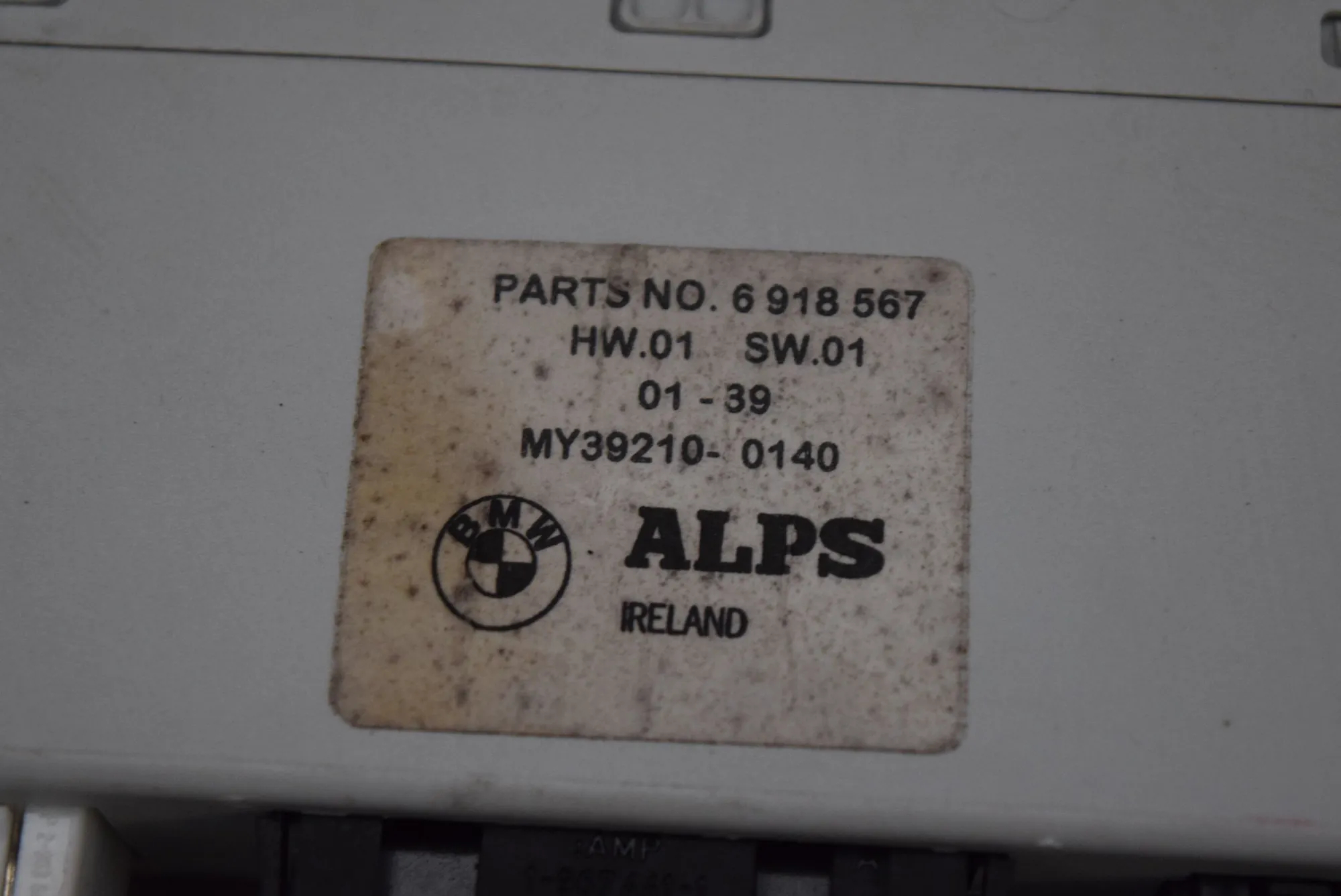 Other Control Units – OEM 6918567 · BMW 7 (E65, E66, E67) BMW 7 (E65, E66, E67) 735 i, Li 2001 – 2