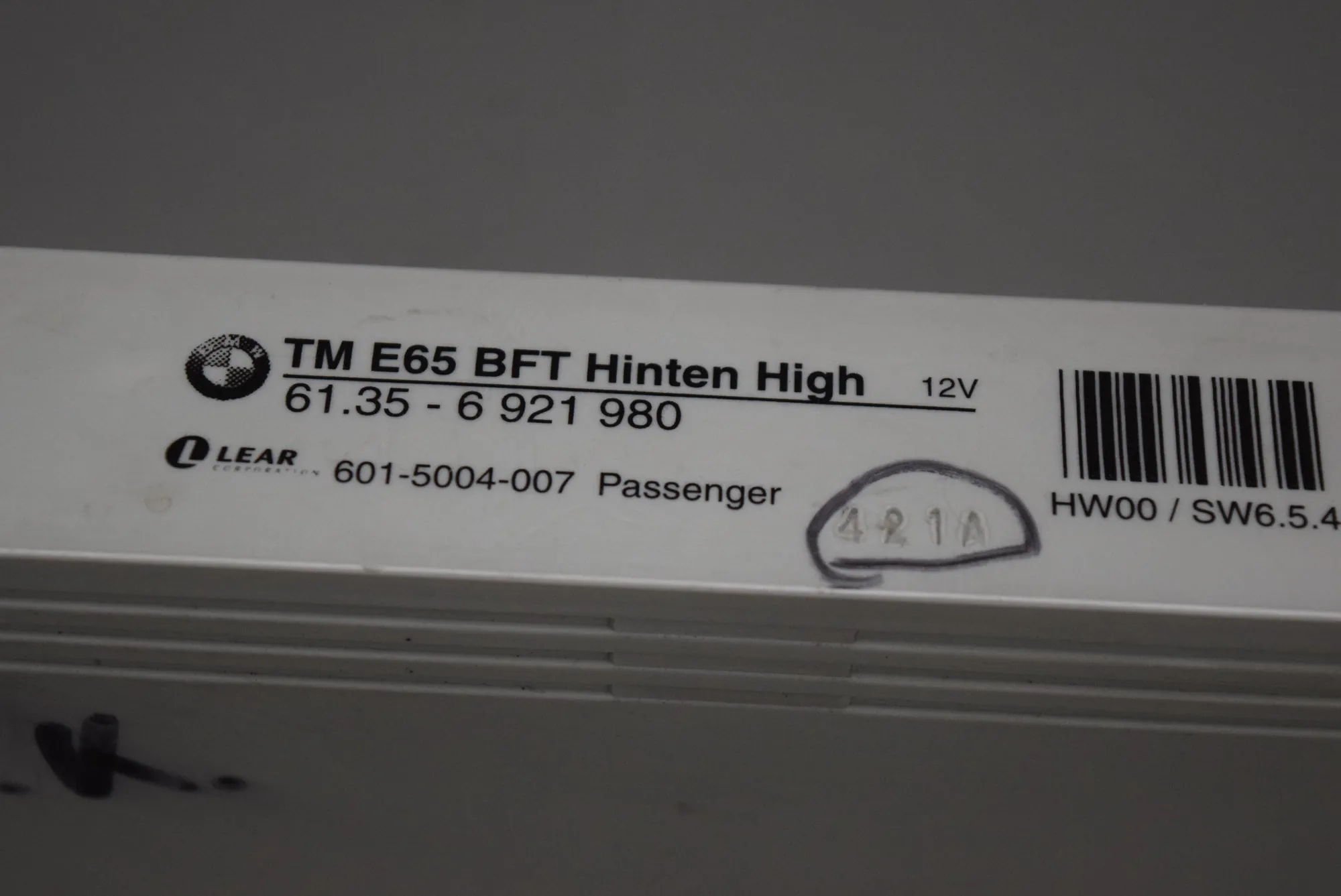 Rear Left Door Control Unit – OEM 6921980 · BMW 7 (E65, E66, E67) BMW 7 (E65, E66, E67) 735 i, Li 2001 – 3