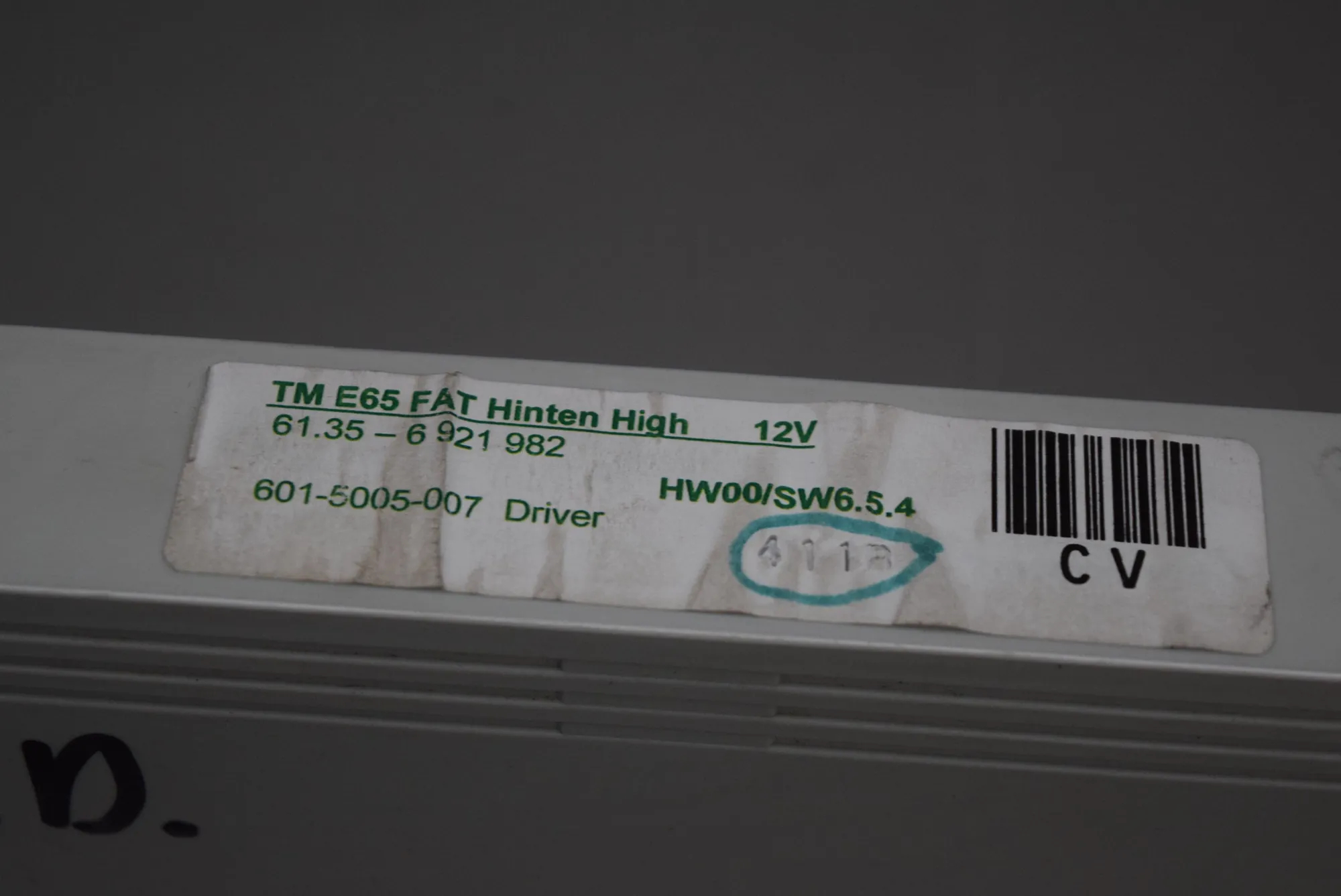 Rear Right Door Control Unit – OEM 6921982 · BMW 7 (E65, E66, E67) BMW 7 (E65, E66, E67) 735 i, Li 2001 – 2
