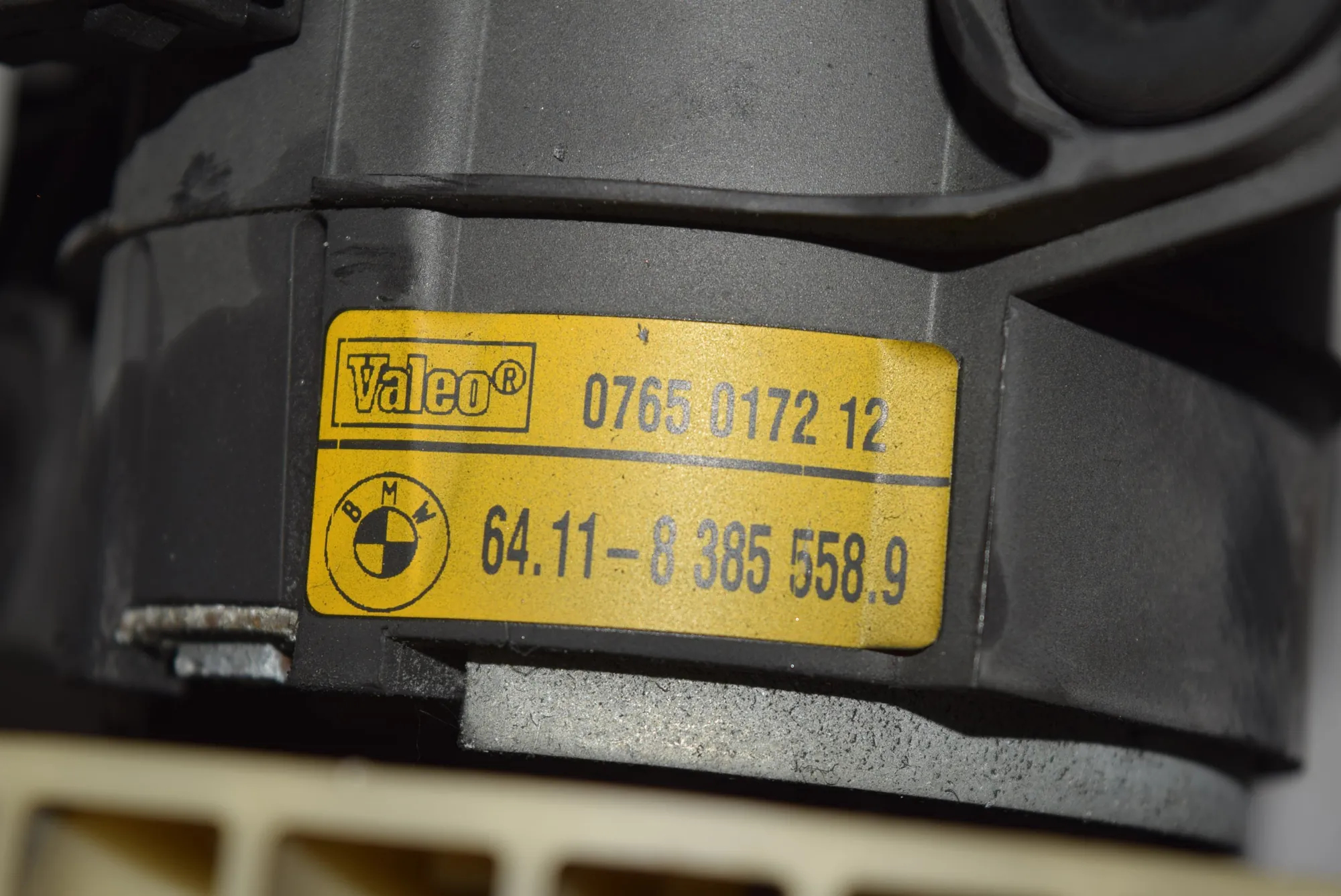 Heater Blower Fan – OEM 8385558 · BMW 5 (E39) 535 i 2000 – 3