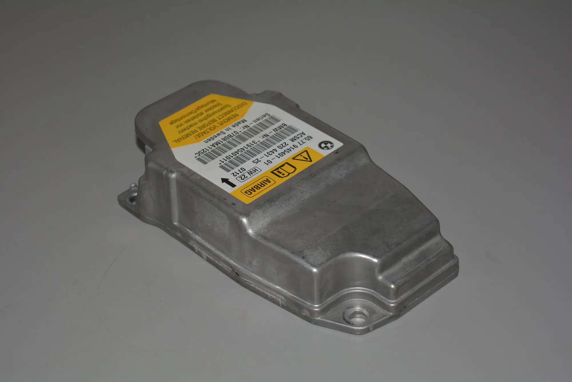 SRS Control Unit – OEM 65779145401 · BMW 5 (E60) 530 d 2007