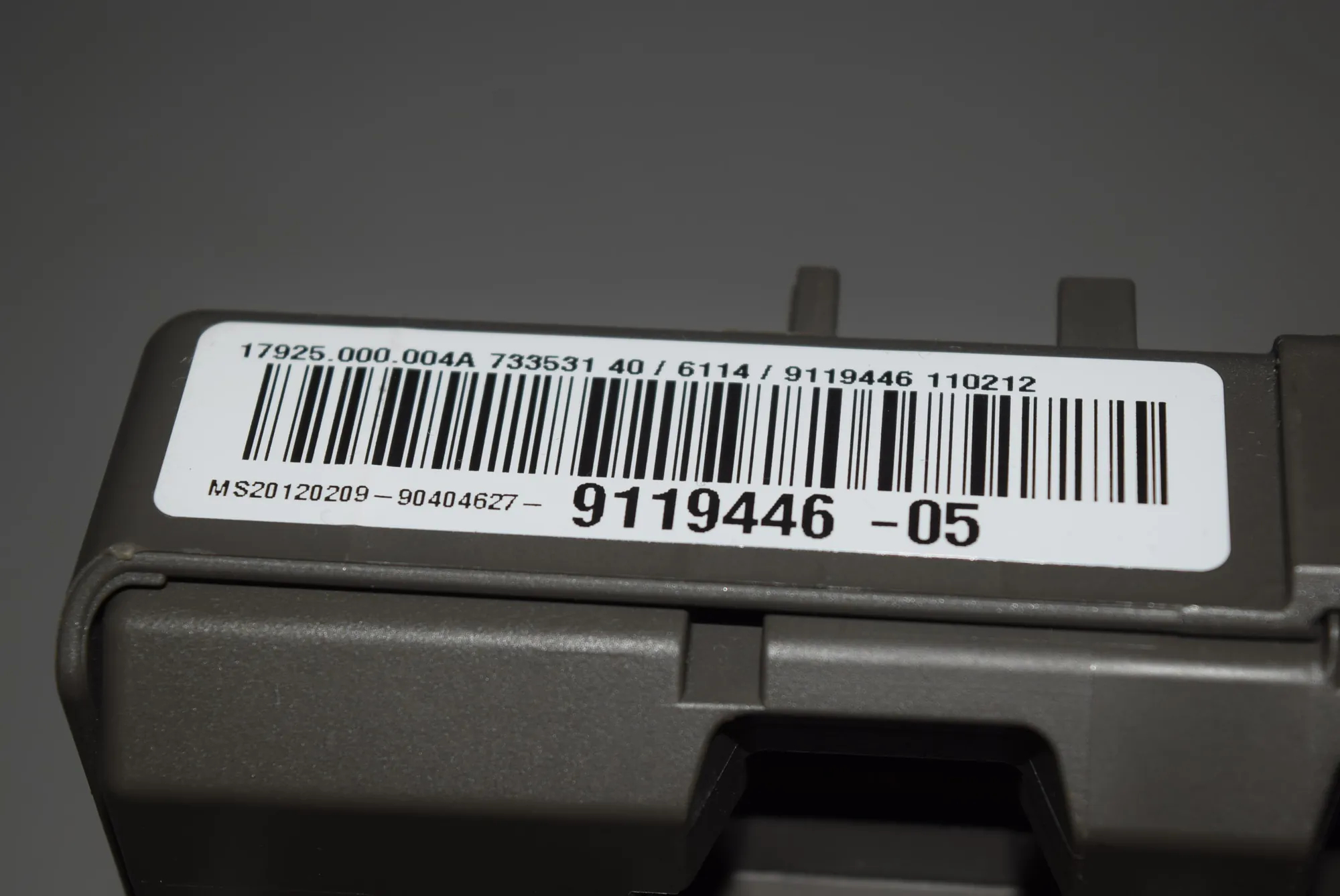 Fuse Box – OEM 9119446 · BMW 3 Touring (E91) 320 d 2012 – 3
