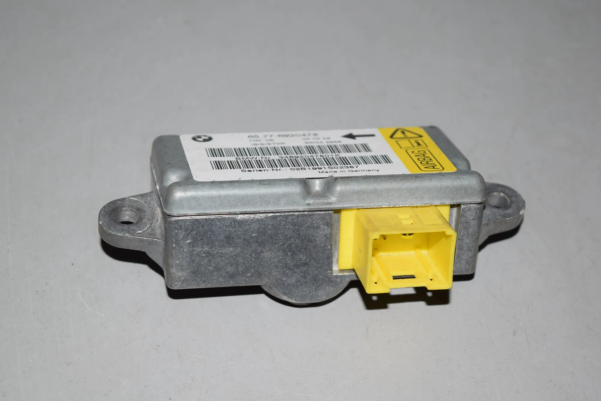 SRS Control Unit – OEM 6920478 · BMW 7 (E65, E66, E67) BMW 7 (E65, E66, E67) 735 i, Li 2002