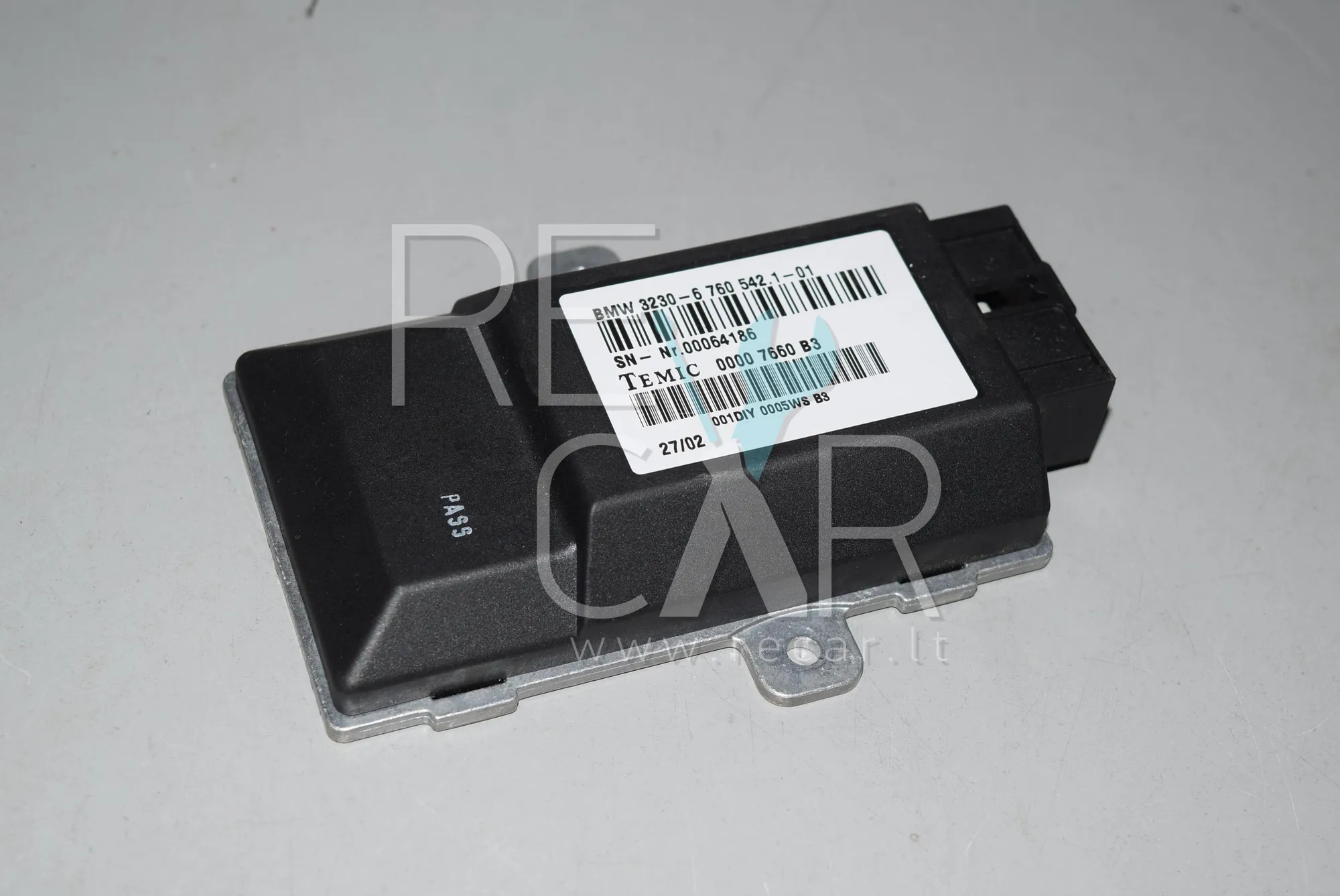 Other Control Units – OEM 6760542 · BMW 7 (E65, E66, E67) BMW 7 (E65, E66, E67) 735 i, Li 2002 – 3