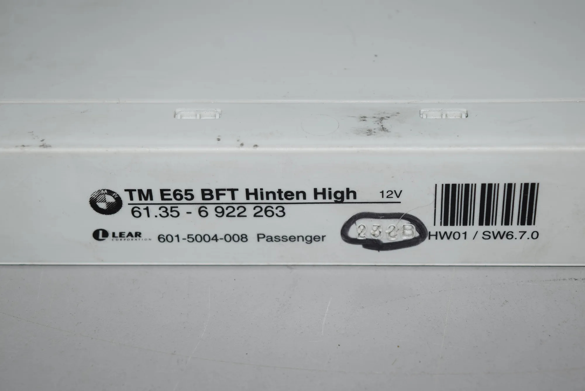 Rear Left Door Control Unit – OEM 6922263 · BMW 7 (E65, E66, E67) BMW 7 (E65, E66, E67) 745 i, Li 2002