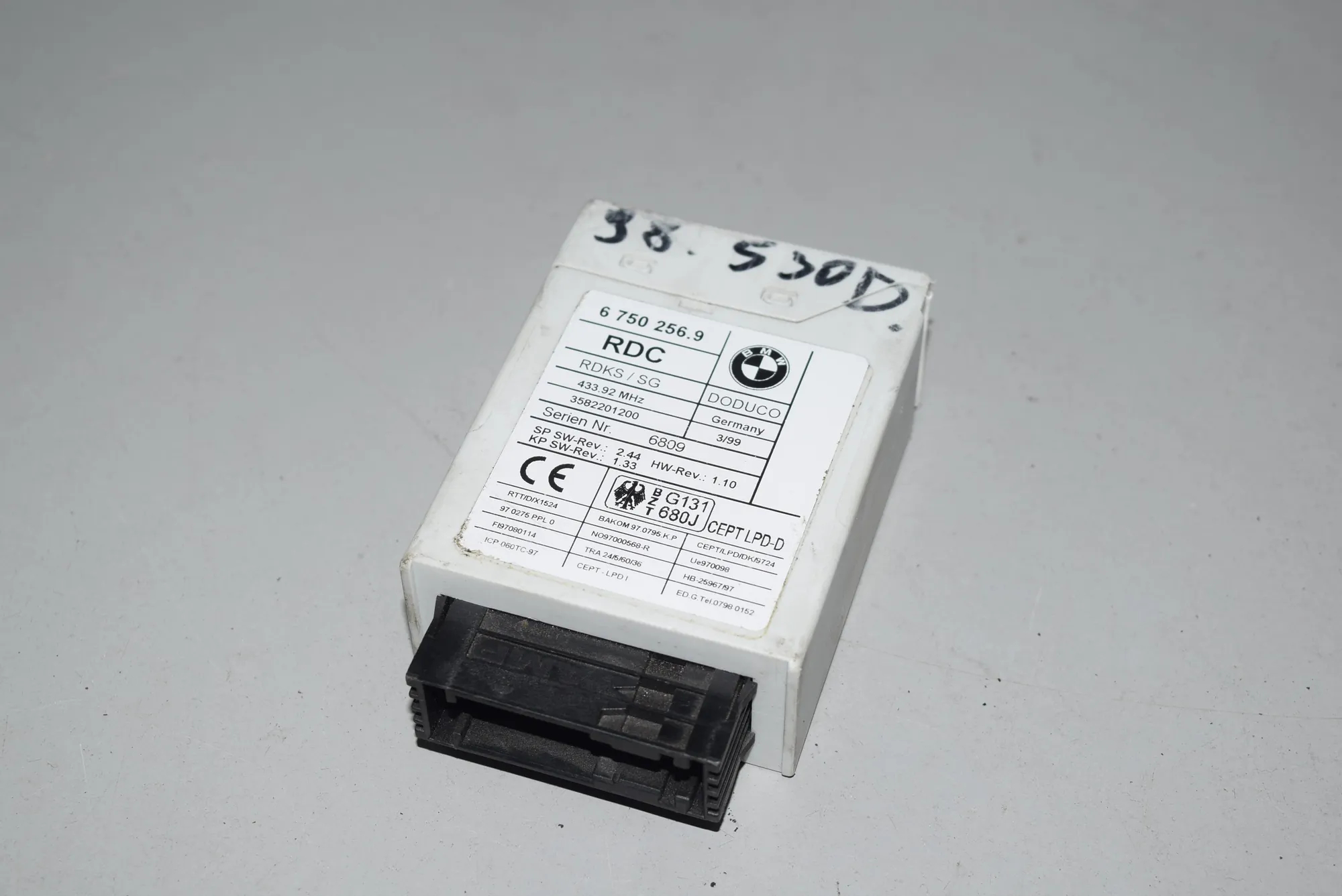 Other Control Units – OEM 6750256 · BMW 5 (E39) BMW 5 (E39) 2000 – 3