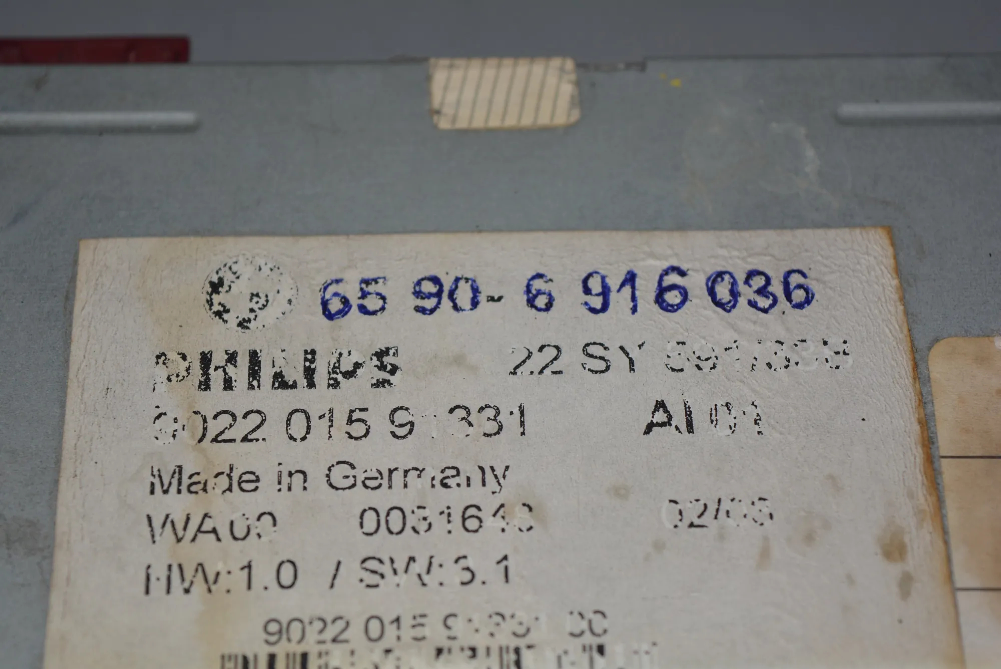 Navigation Control Switch – OEM 65906916036 · BMW 5 Touring (E39) 530 d 2001 – 4