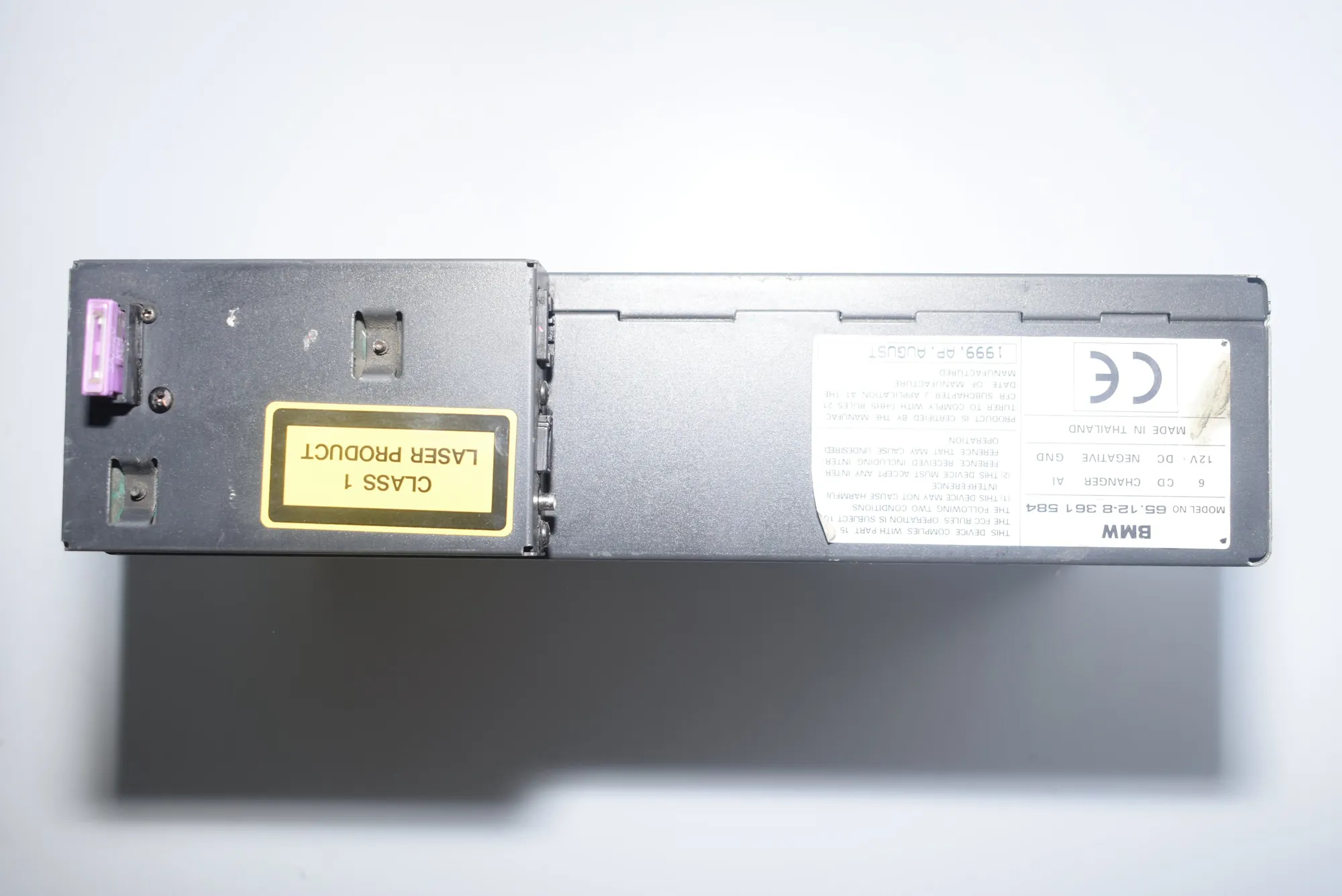 CD Changer – OEM 8361584 · BMW 5 (E39) 530 d 2001 – 5