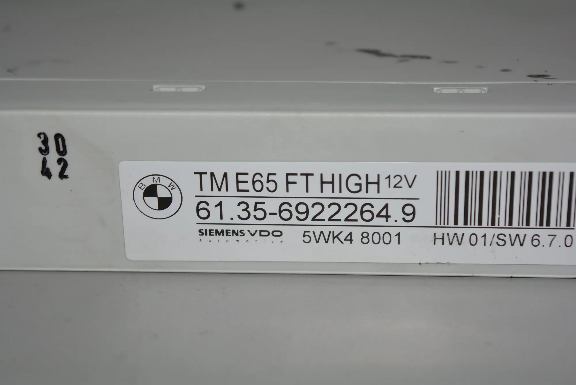 Front Right Door Control Unit – OEM 61356922264 · BMW 7 (E65, E66, E67) BMW 7 (E65, E66, E67) 2002 – 4