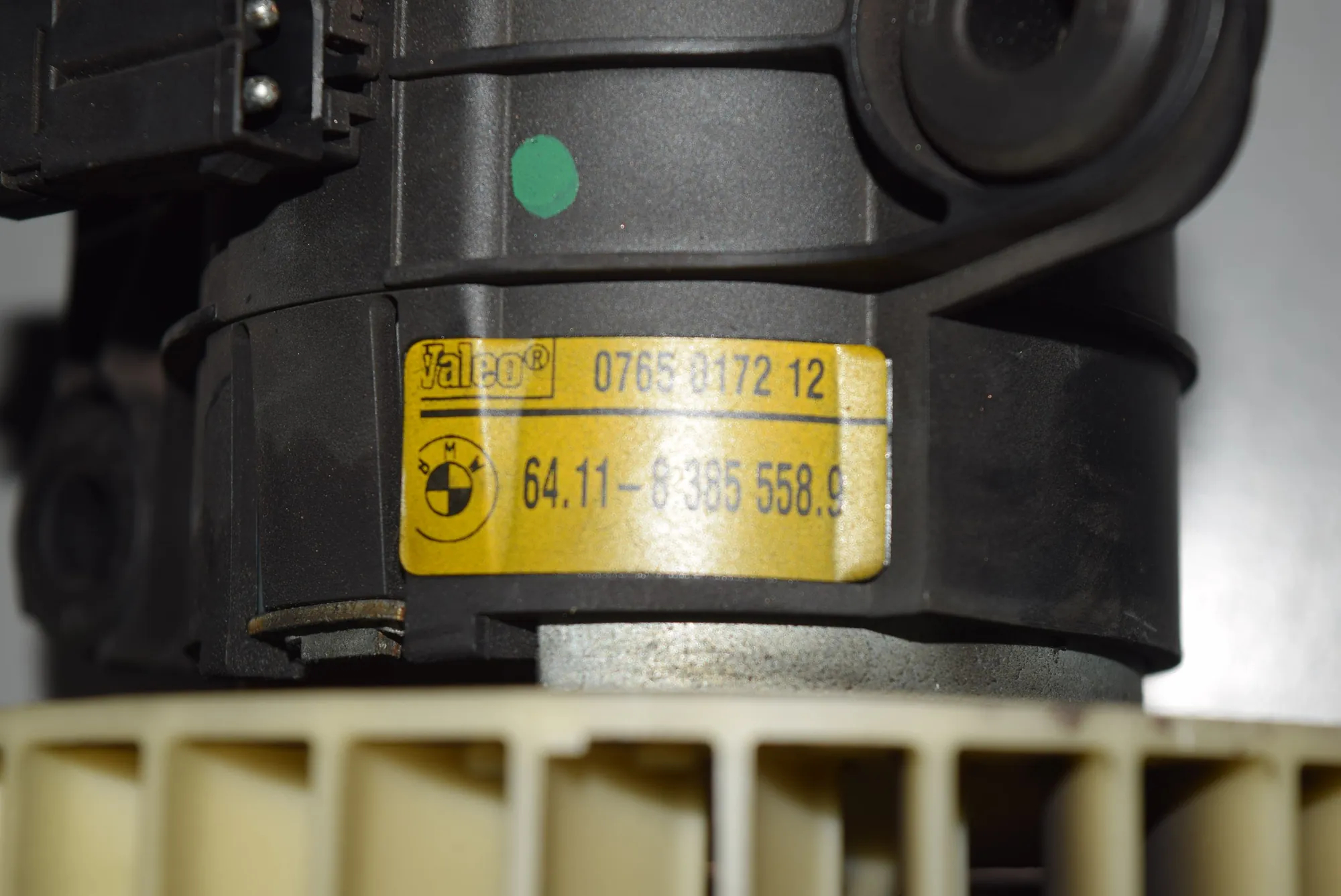 Heater Blower Fan – OEM 8385558 · BMW X5 (E53) 4.4 i 2000 – 3